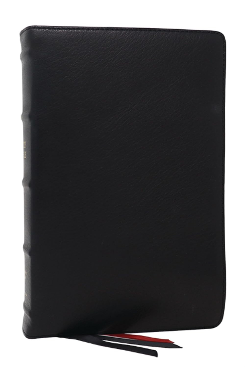 NKJV Bible: Single-Column Verse-By-Verse W/ 72,000 Cross-References, Black Goats