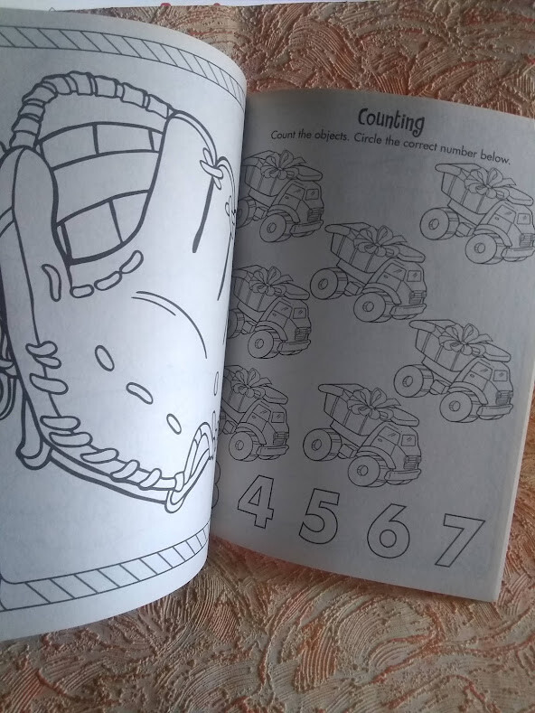 Kids Giant 160 Pages Holiday Coloring Activity Book Games