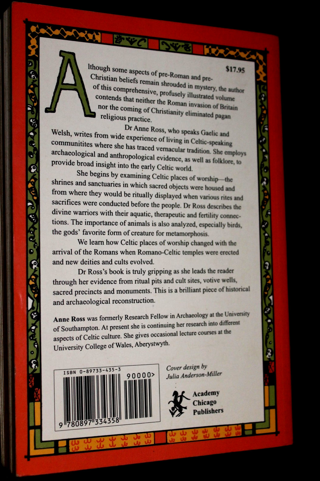 PAGAN CELTIC BRITAIN : Studies In Iconography & Tradition /Anne Ross (1996 TPB)