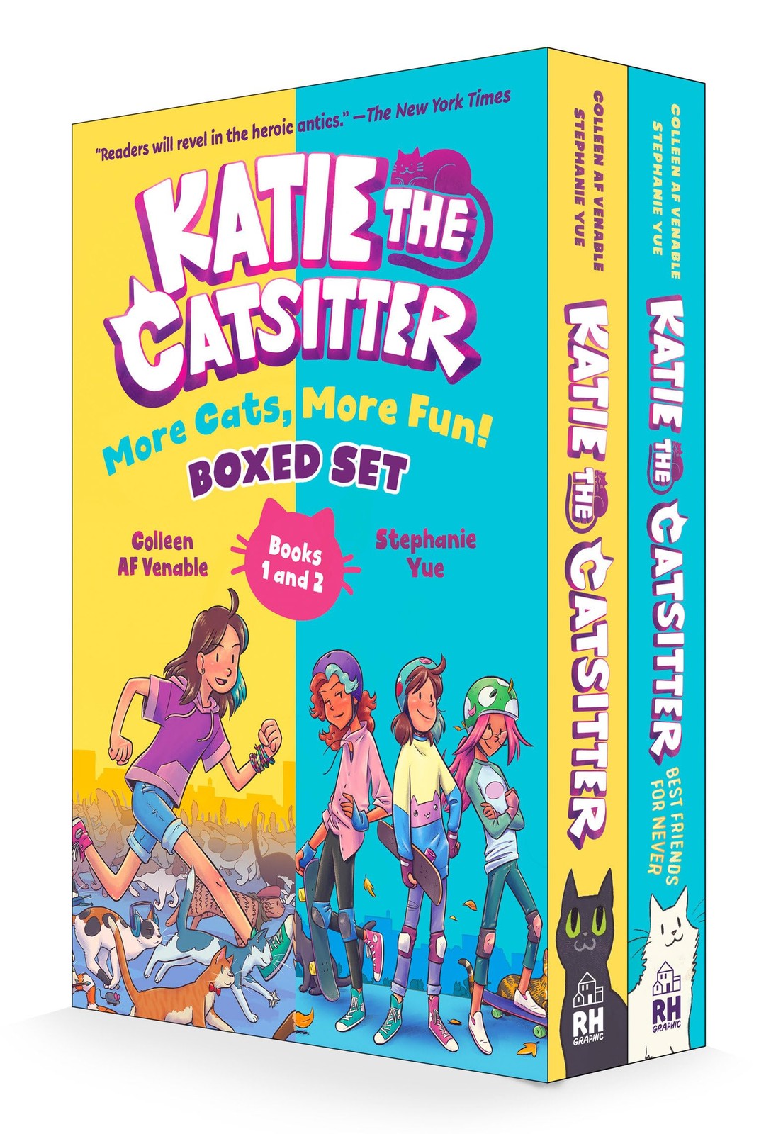 Katie the Catsitter: More Cats, More Fun! Boxed Set (Books 1 and 2): (A Grap…