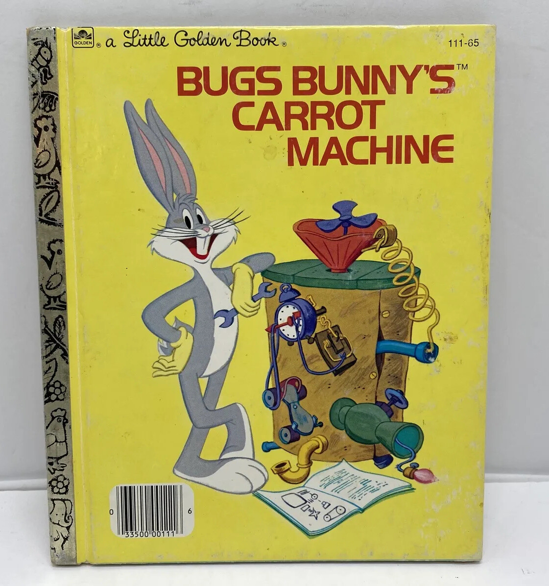 Vintage Little Golden Book Bugs Bunny‘s Carrot Machine Clark Carlisle 1990