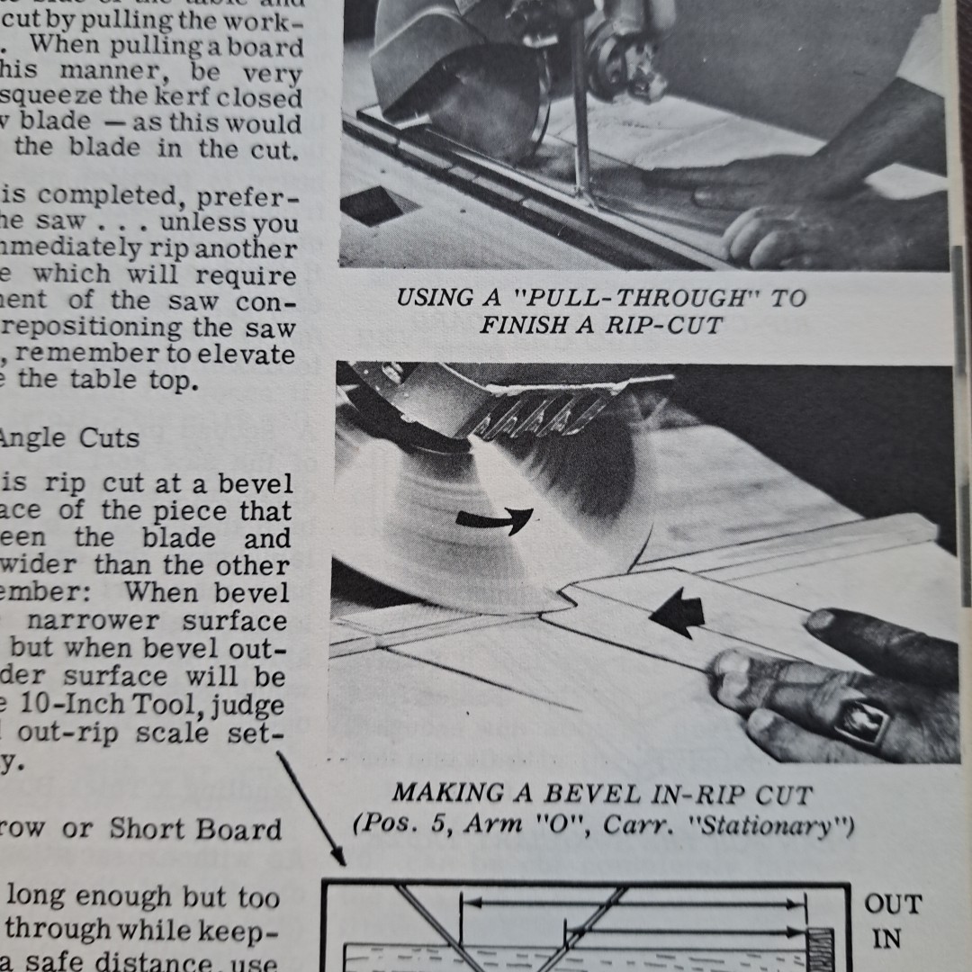 Craftsman VTG Sears MCM Radial Arm Tools Guide Woodworking Projects Illustrated