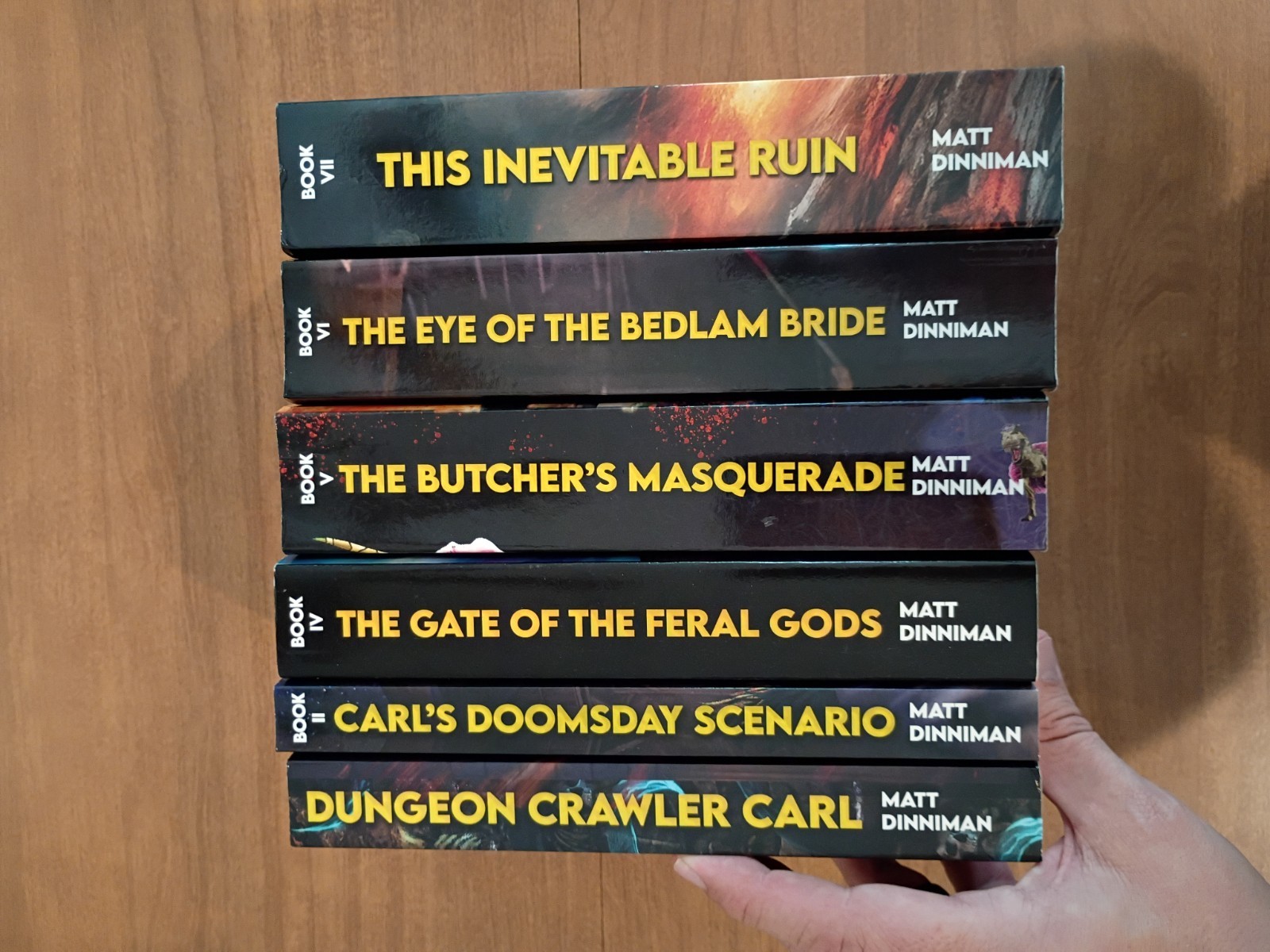 Matt Dinniman Dungeon Crawler Carl Series Paperbacks 1,2,4,5,6,7 – OOP