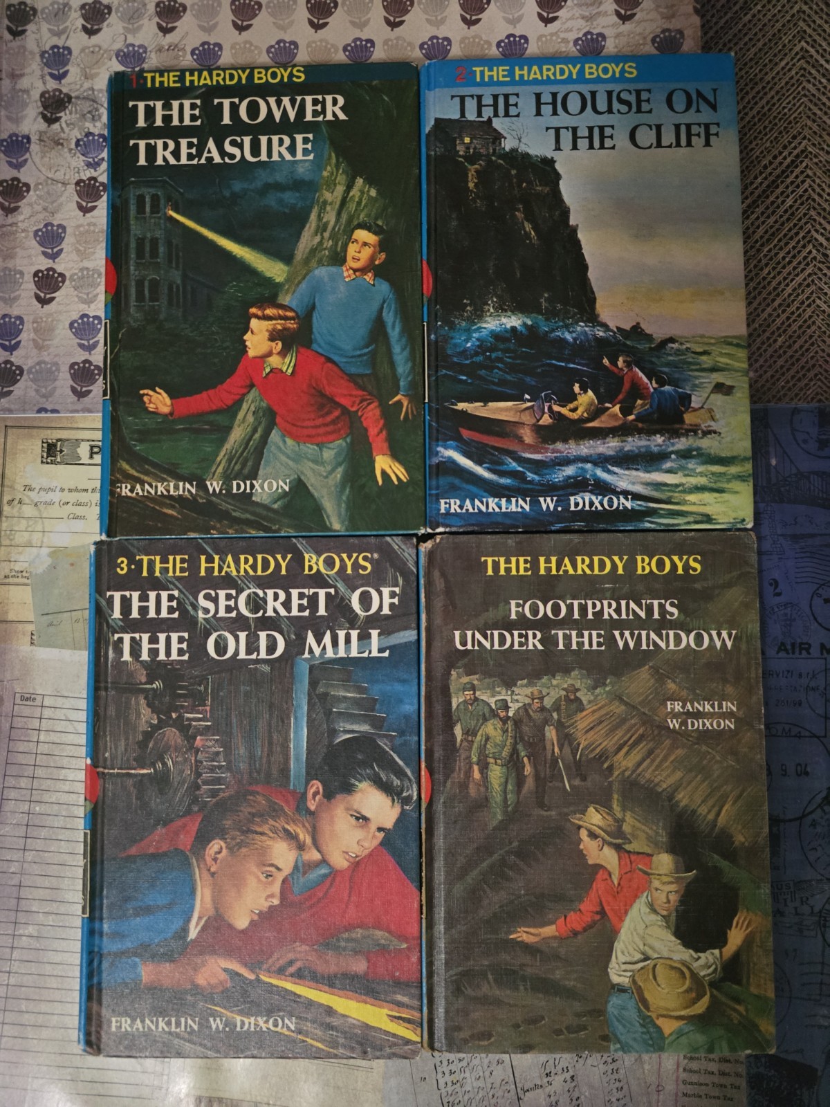 21 VTG Hardy Boys Books FW Dixon 1959-1977 #1-3,12,13,16,19,36,41,43-50,53-56