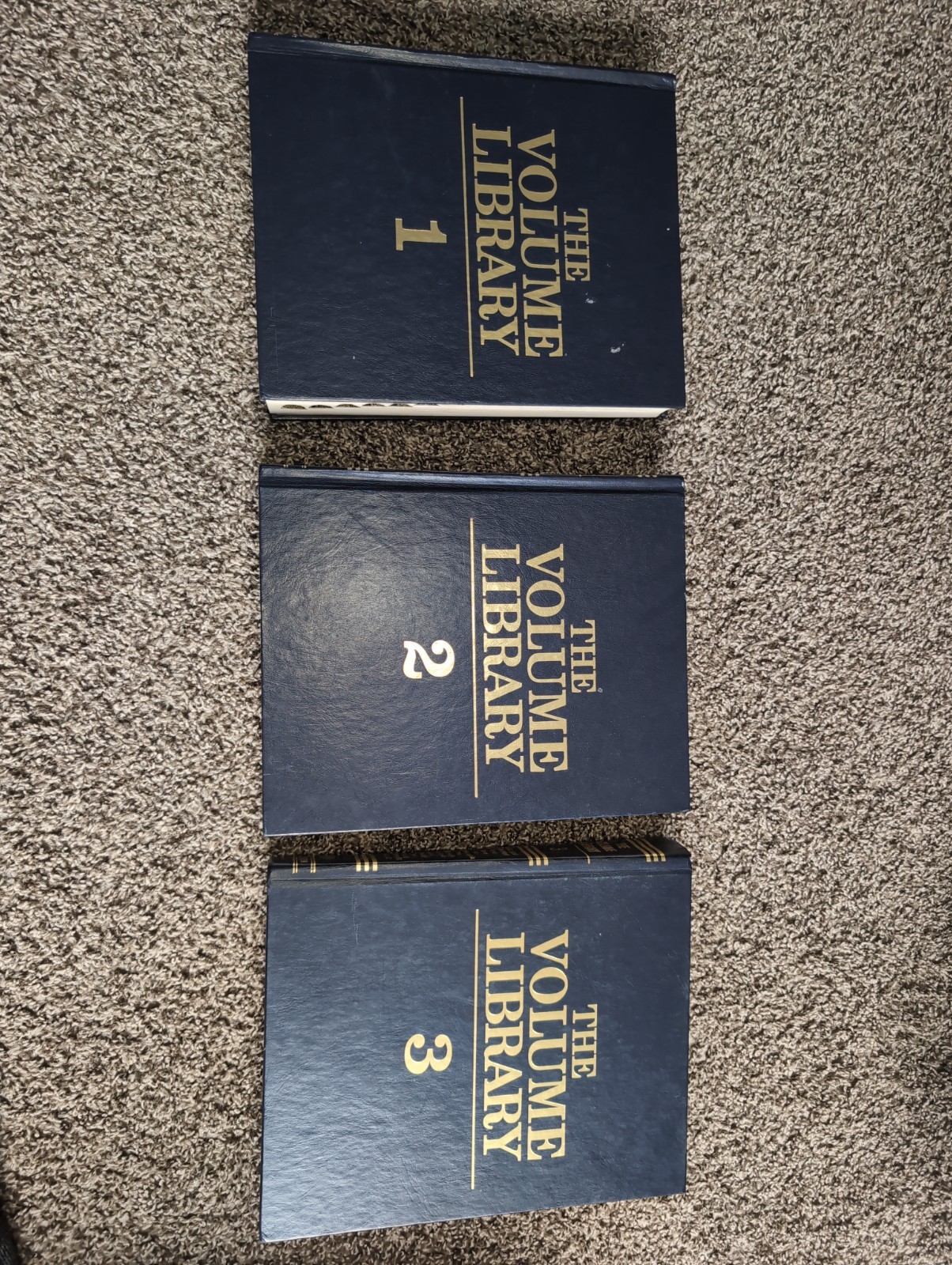 The Volume Library, volumes 1-3