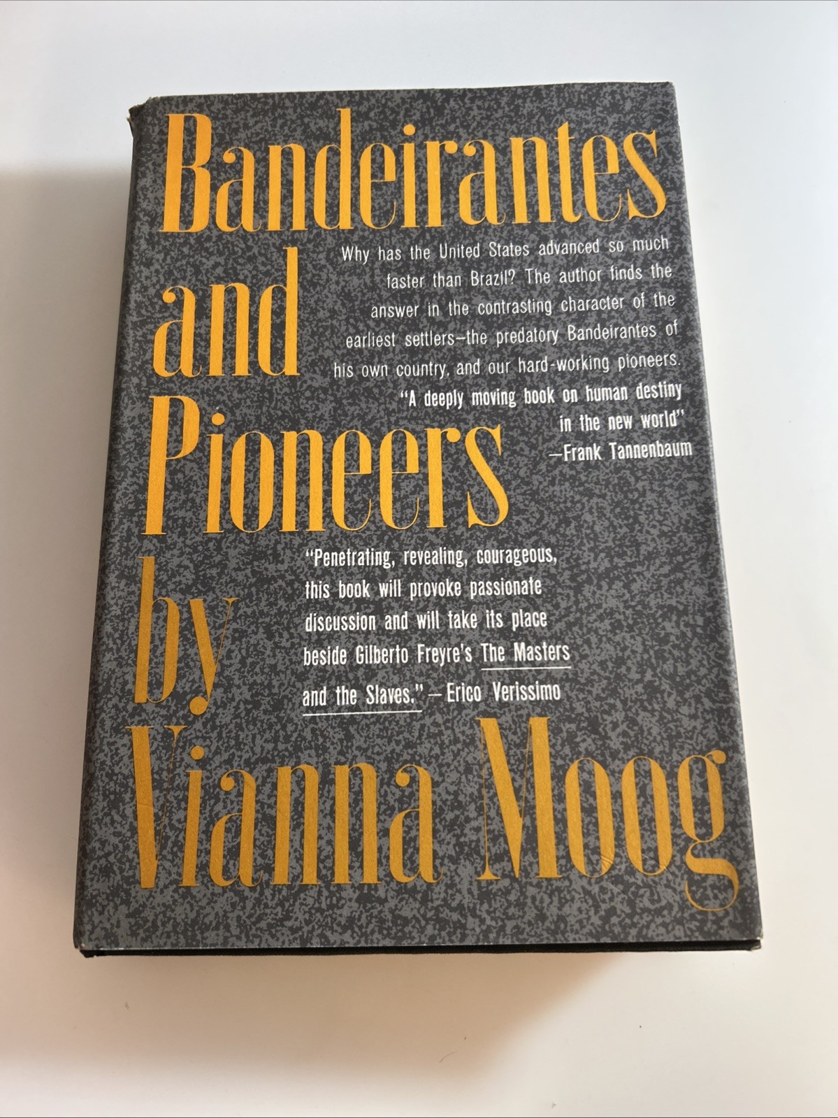 Bandeirantes and pioneers Vianna Moog Rare Book 📕 xlib 2917