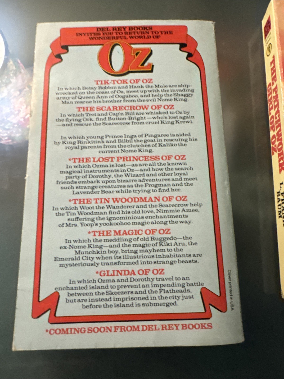 Oz ~ 3 Books by L Frank Baum. (1979, Paperback). First Ballantine Book