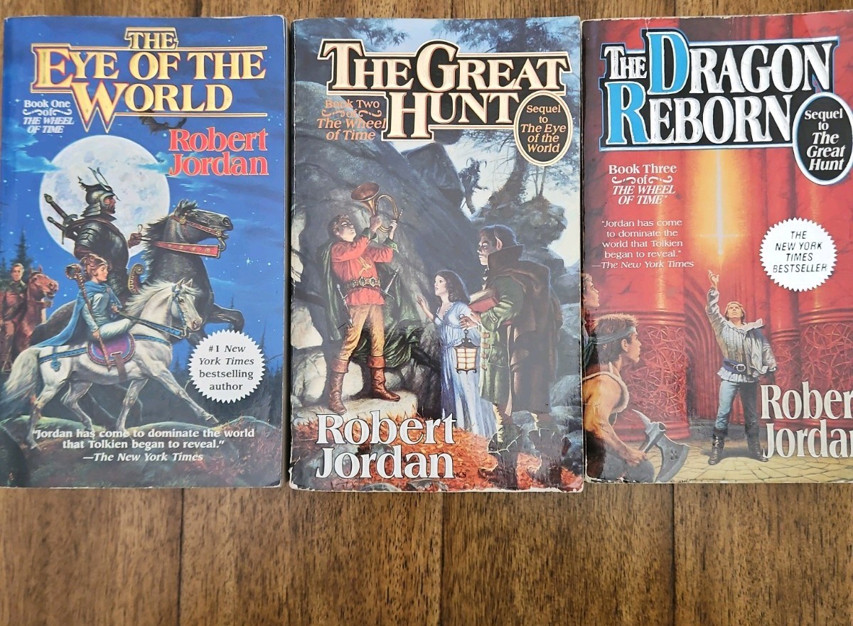 Robert Jordan Wheel Of Time Paperback Lot