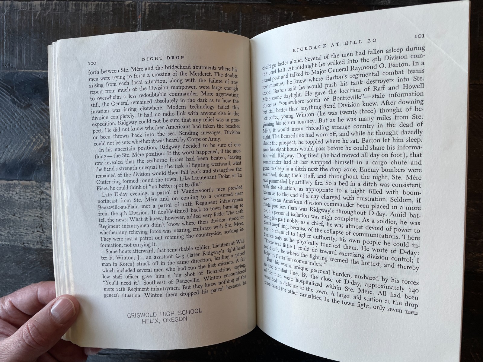 NIGHT DROP 1962 American Airborne Invasion Of Normandy By S.L.A Marshall