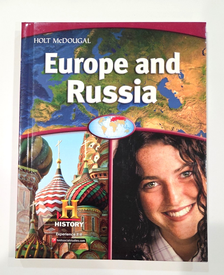 Holt McDougal WORLD GEOGRAPHY: EUROPE AND RUSSIA, Student Edition, HC, Grades6-8