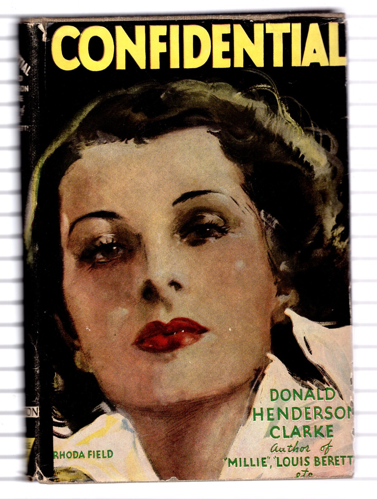 CONFIDENTIAL – HCDJ – DONALD HENDERSON CLARKE – TRIANGLE BOOKS – A218