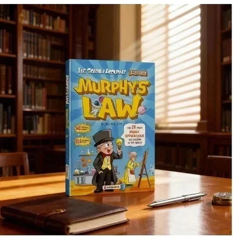 Murphy’s Law Learning Book for Kids 8, 12 with 128 Pages Paperback Illustrated