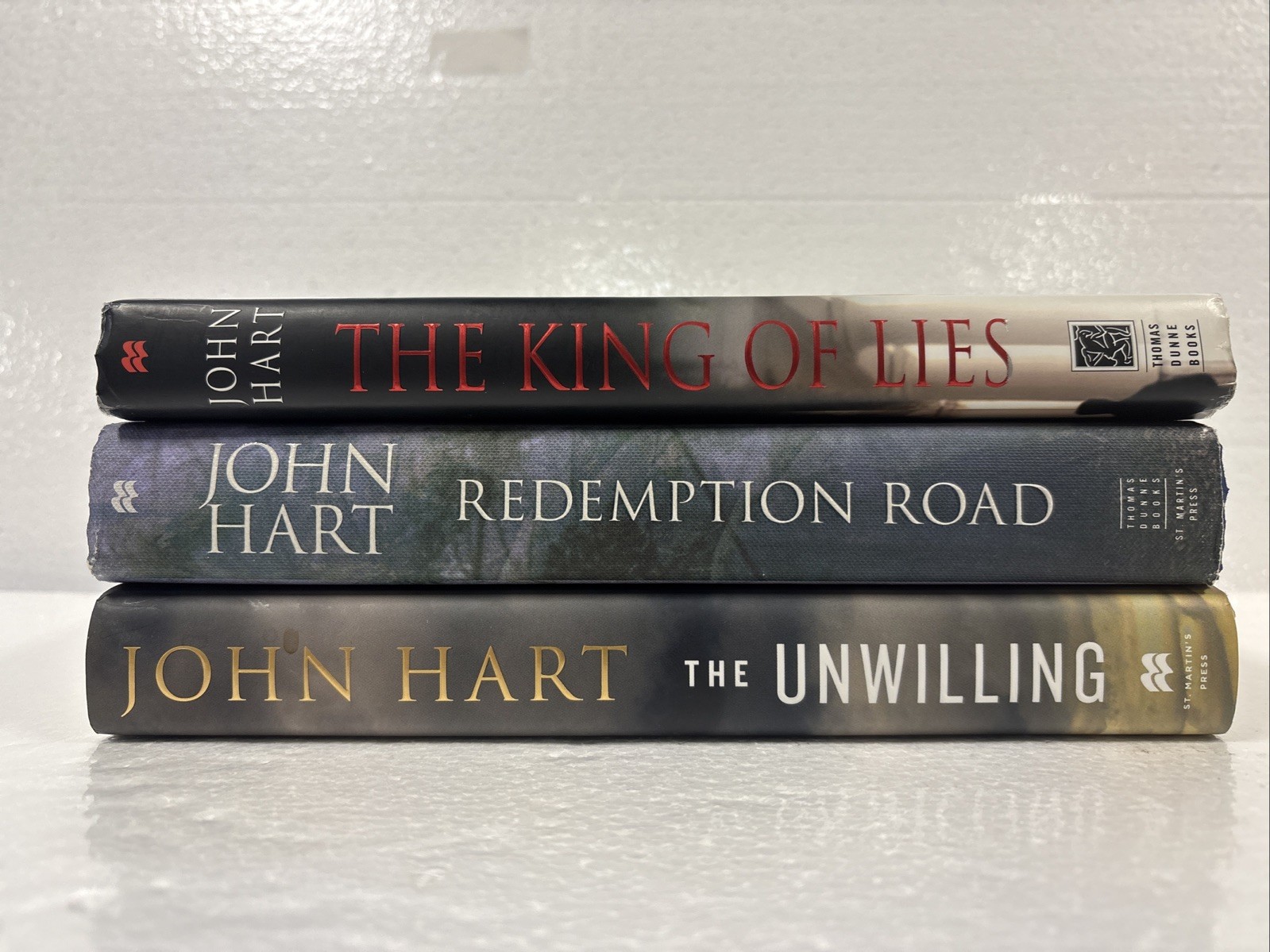 Lot of 3 Signed Books by John Hart, 1st Edition/1st Printing