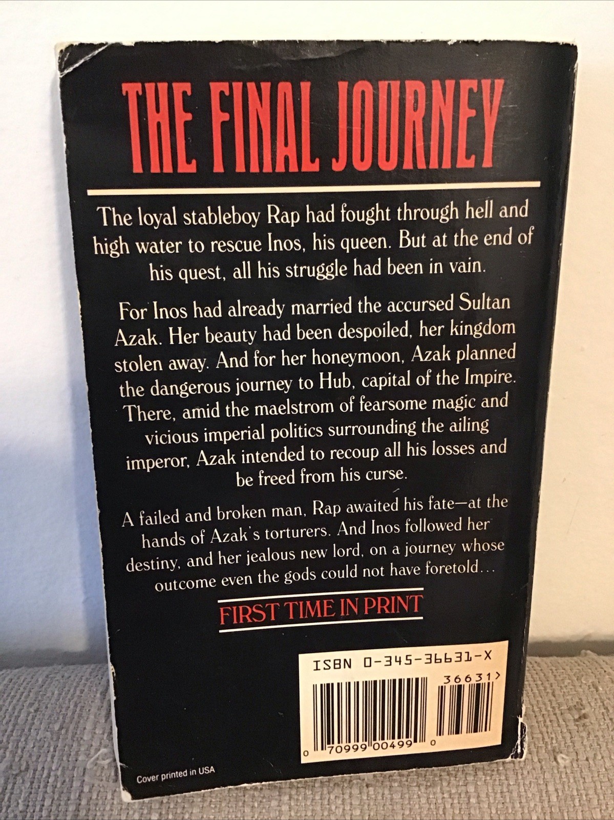 Dave Duncan – Emperor and Clown (Man of His Word #4) – 1992 – paperback, 1st Ed.