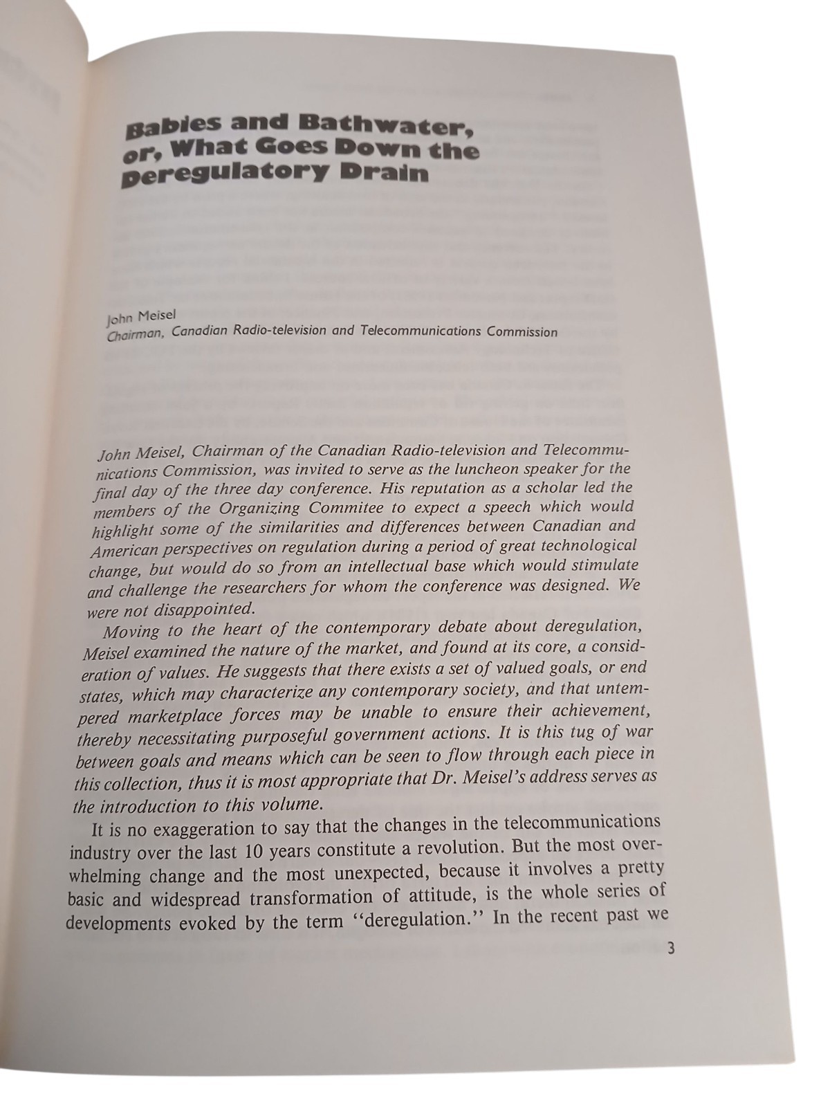 Proceedings From The Tenth Annual Telecommunications Policy Research Conference