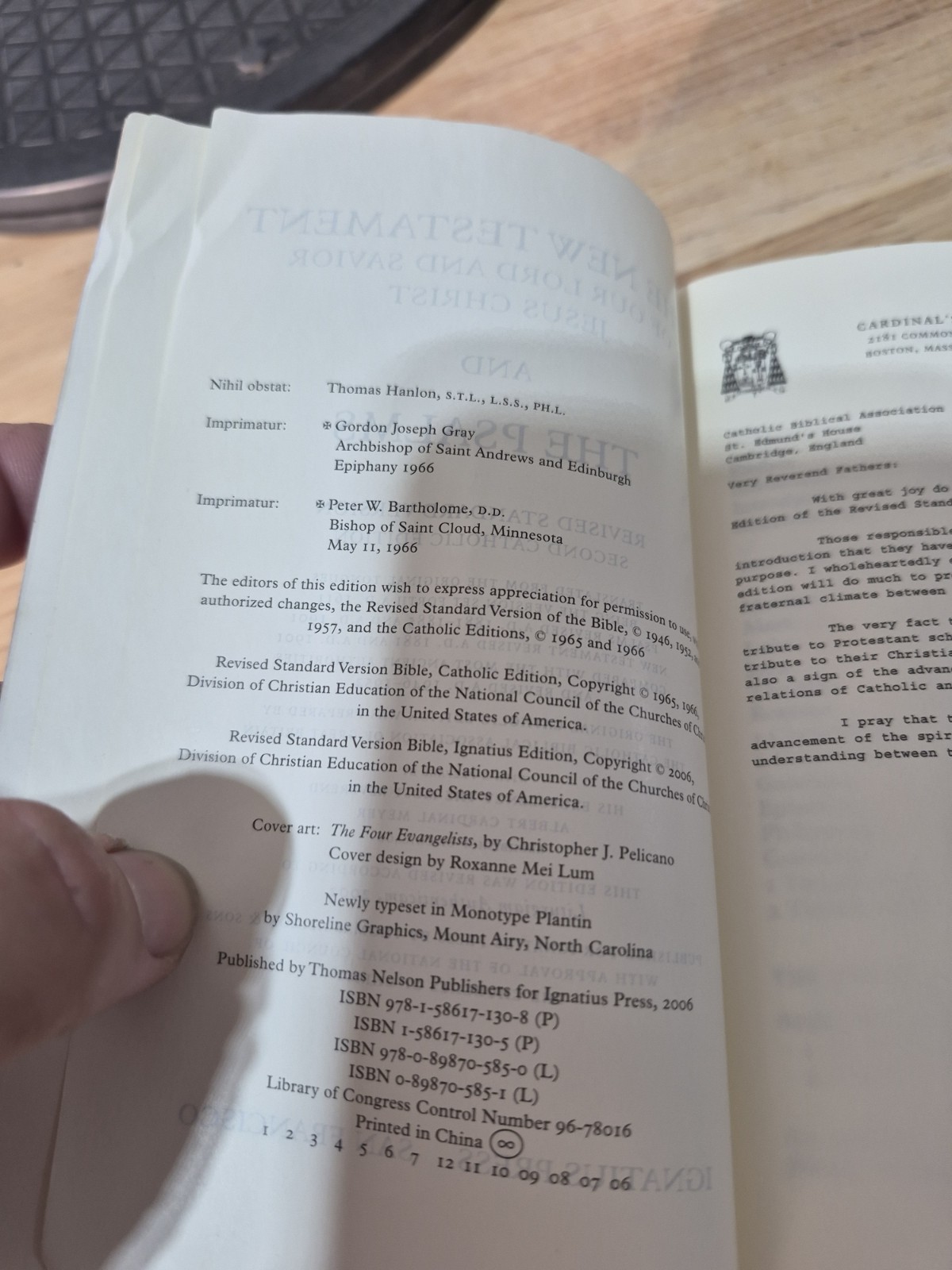 New Testament and Psalms-RSV-Catholic Pocket by Ignatius Press 2006 Paperback