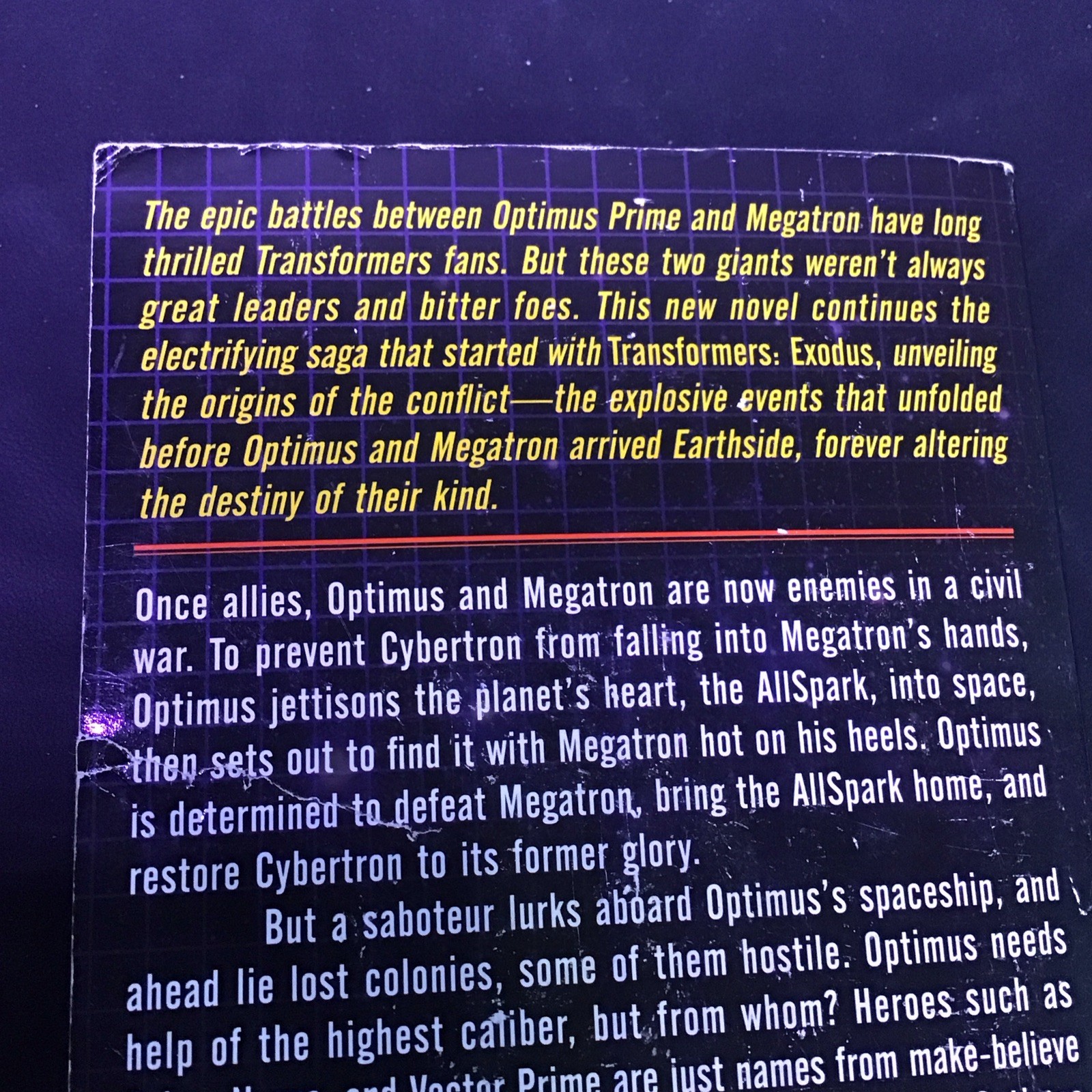 Transformers: Exiles by Alex Irvine Del Ray Books 2011 Mass Market Edition Fair