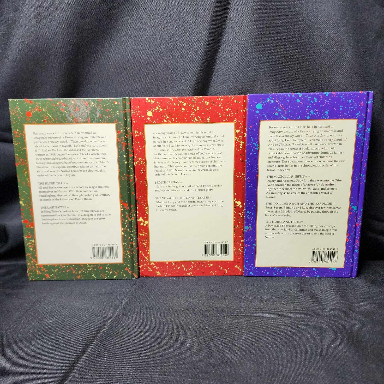 Complete Tales Of Narnia In Three Volumes. Lewis C S. PAULINE DIANA BAYNES
