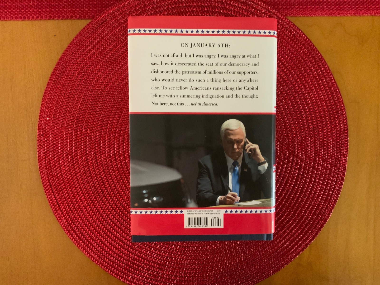 So Help Me God by Mike Pence (2022, Hardcover) signed autograph read description
