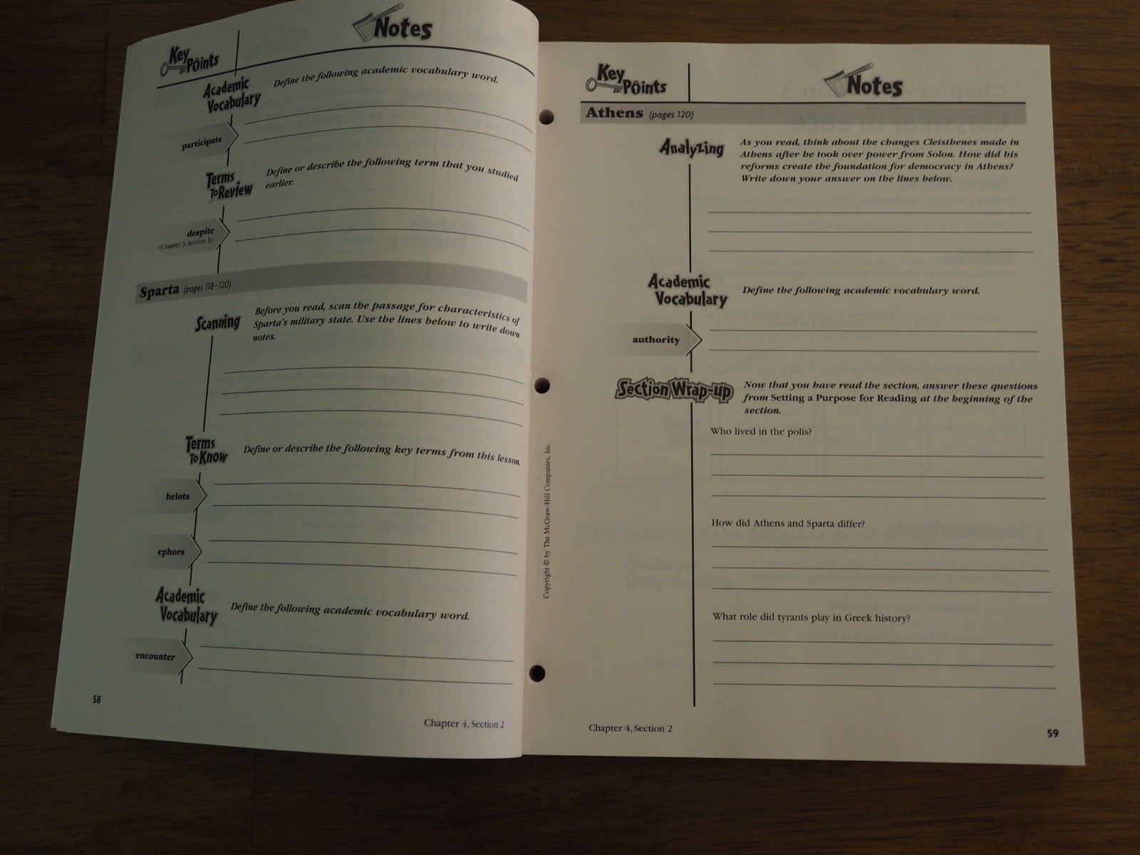 GLENCOE WORLD HISTORY, ACTIVE READING NOTE-TAKING GUIDE, By Mcgraw-Hill