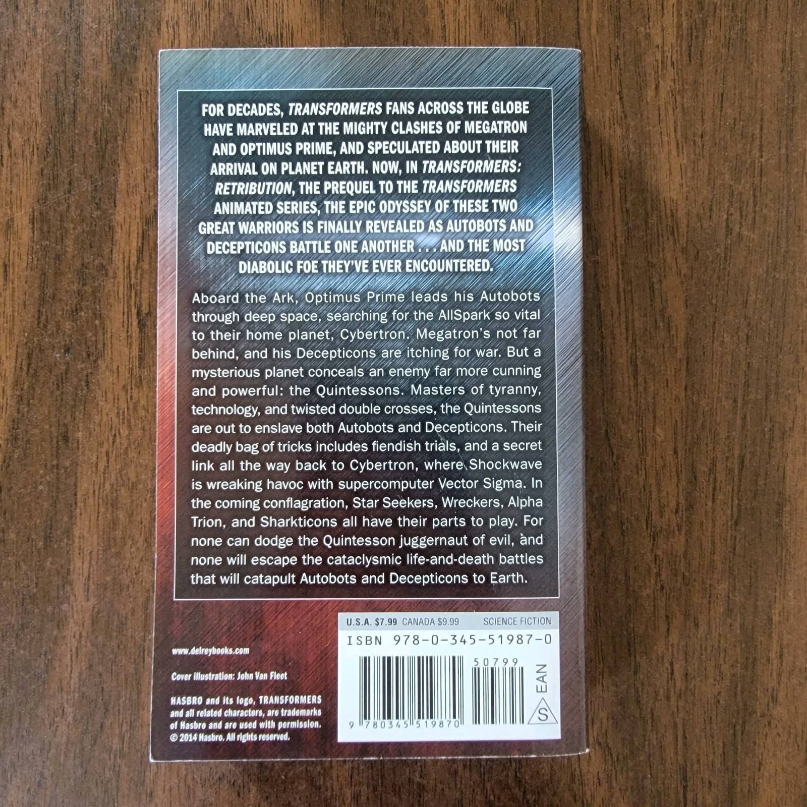 Transformers: Retribution by Mark Williams and David J. Williams (2014, Mass…