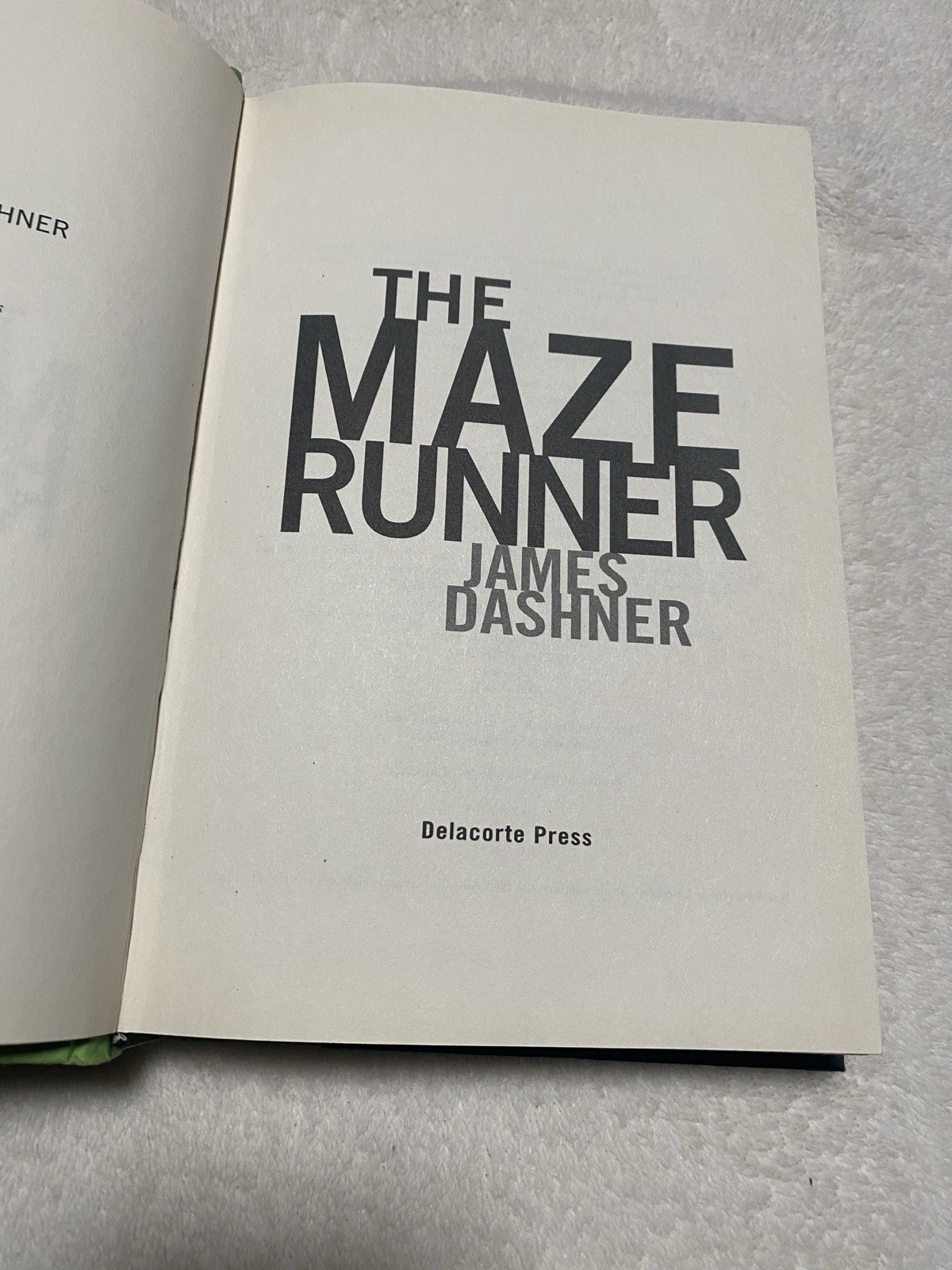 Maze Runner Hardcover 1st Edition Lot Signed James Dashner Fever Code No DJ