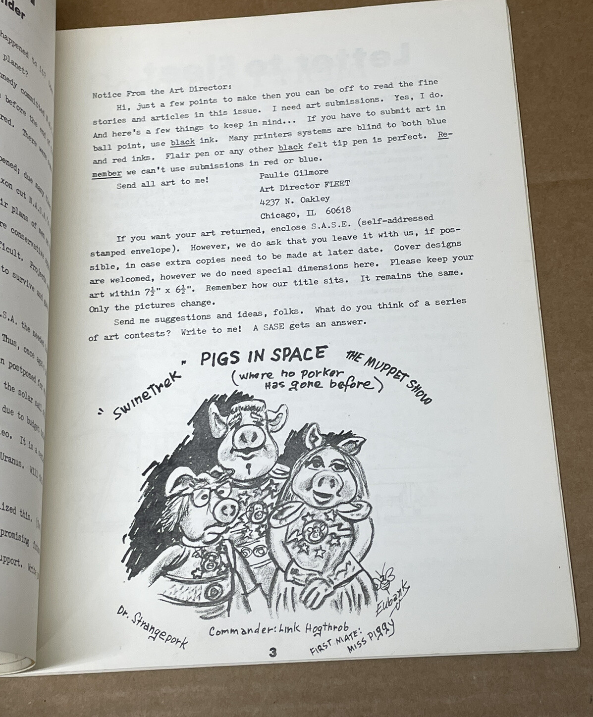 1978 FLEET Newszine Starfleet Command Star Trek Sci-Fi Fanzine RARE Vol. 20