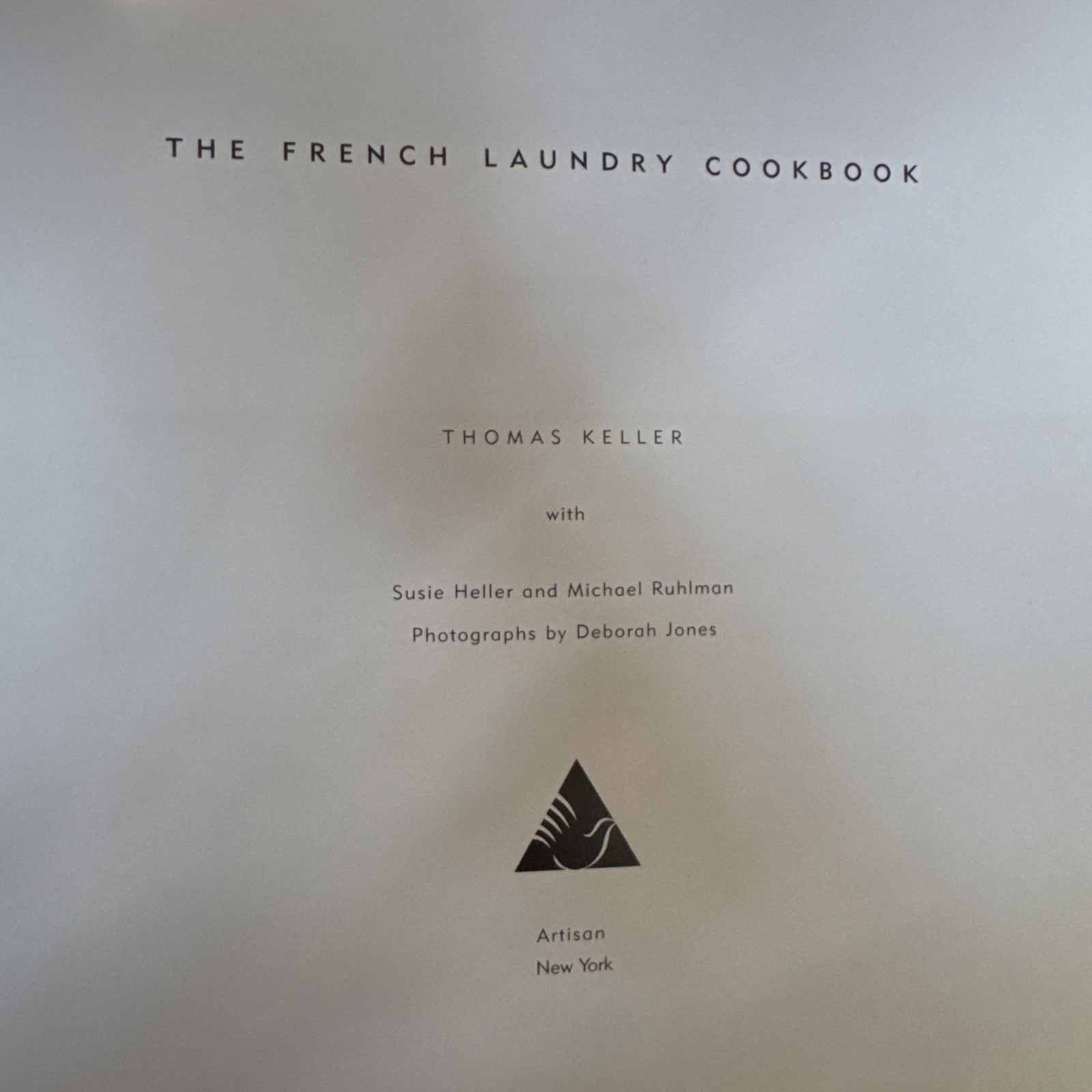 The French Laundry Cookbook Thomas Keller Hardcover Free Shipping