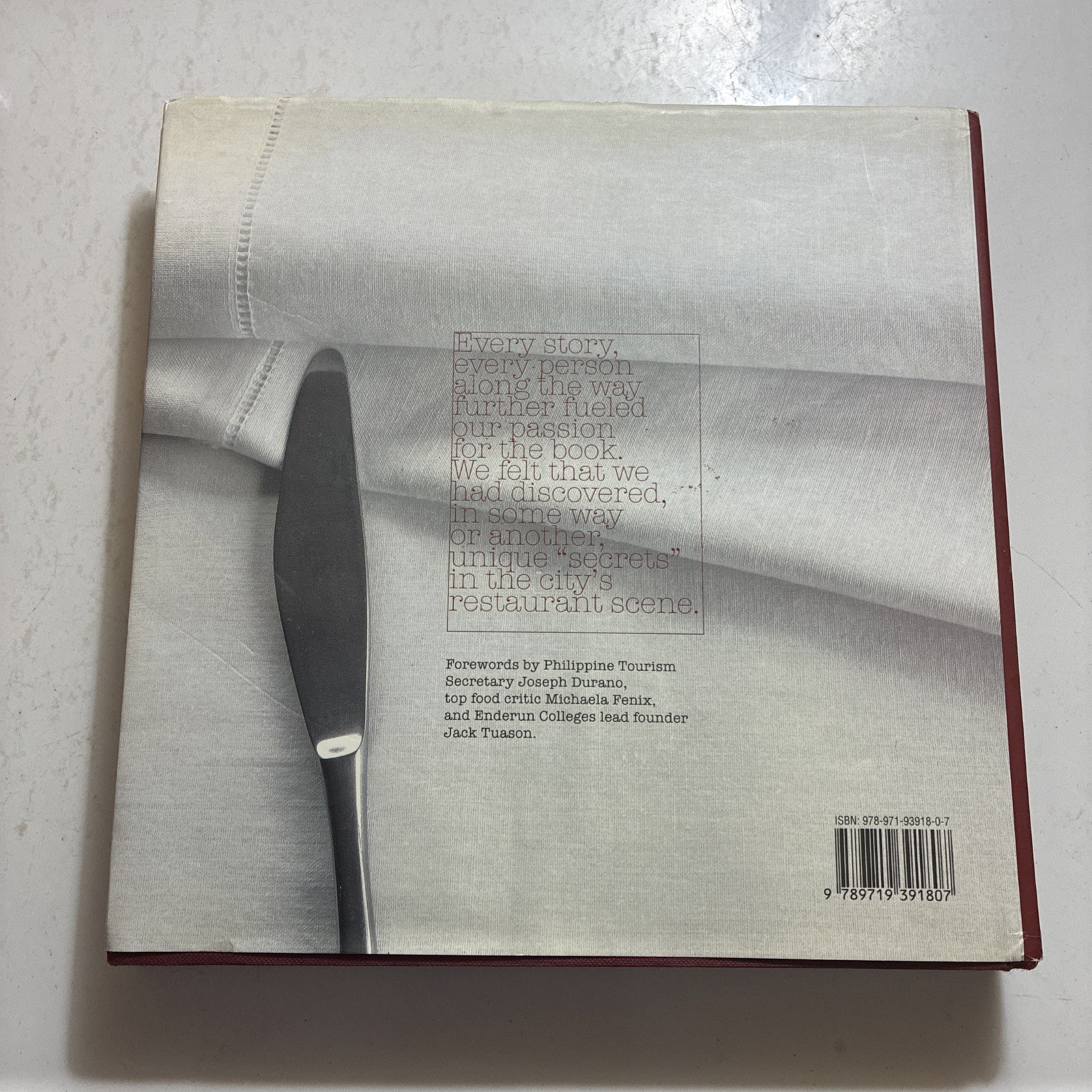 Signed Cookbook Manila’s Best Kept Restaurant Secrets Philippines Filipino Books