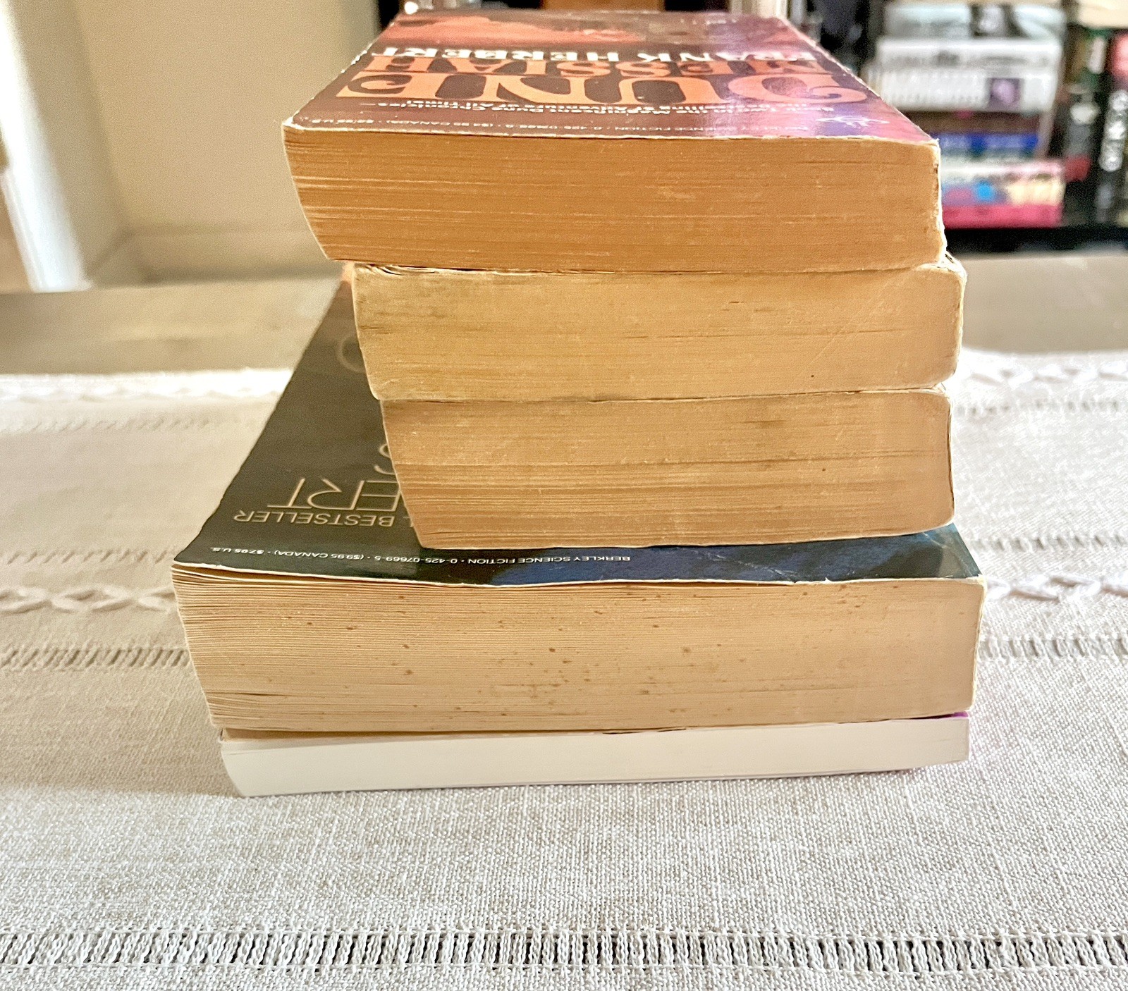Frank Herbert Dune Series Lot of 5 Berkley 1984 Sci-Fi Paperbacks