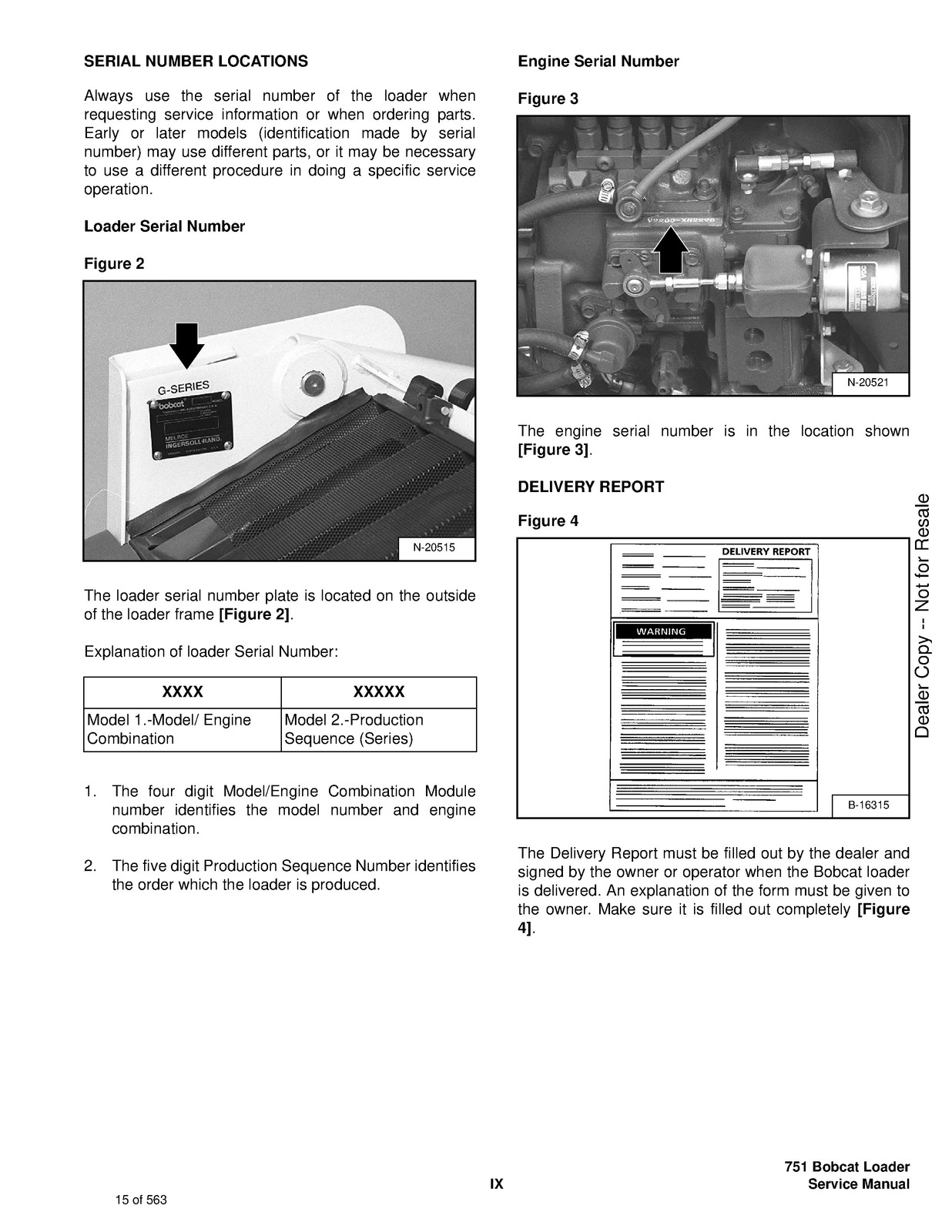 BOBCAT 751 Service Manual 2006 SN 515620001 Up – BOUND – COVERS – XL FOLDOUTS