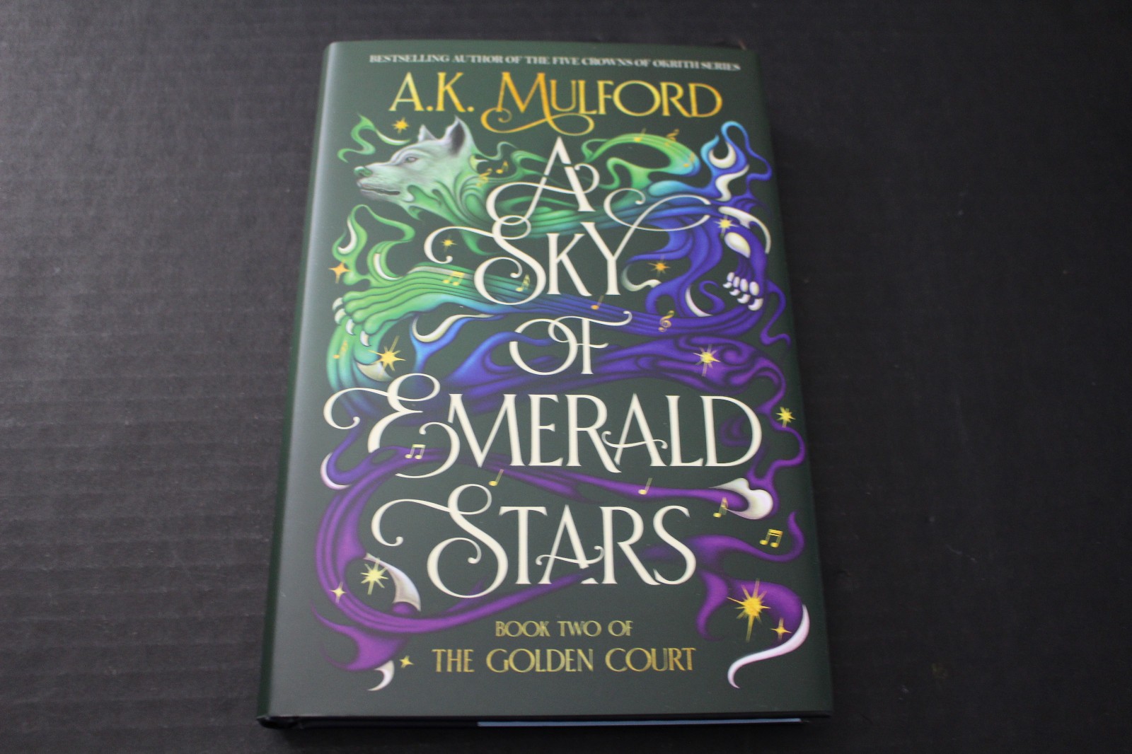 A Sky of Emerald Stars Book 2 of the Golden Court A.K. Mulford Autograph Signed