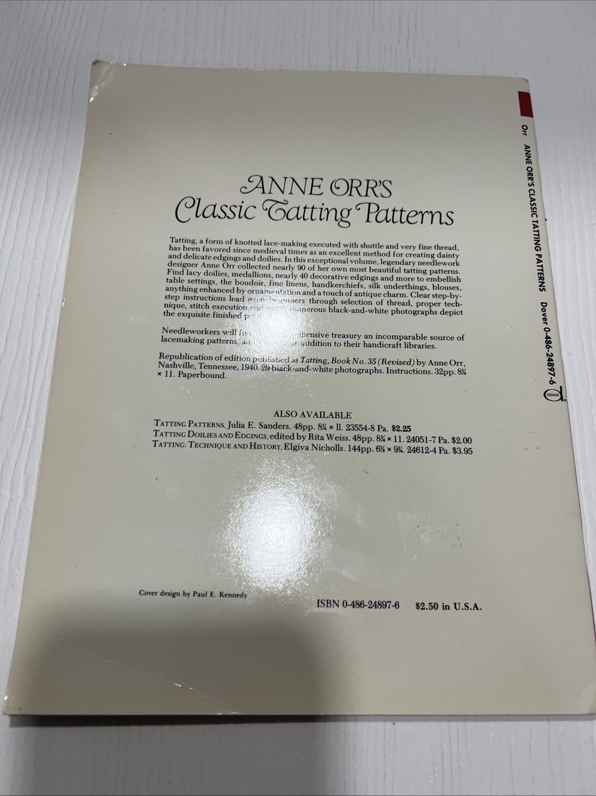 Anne Orr’s Classic Tatting Patterns Book︱1985
