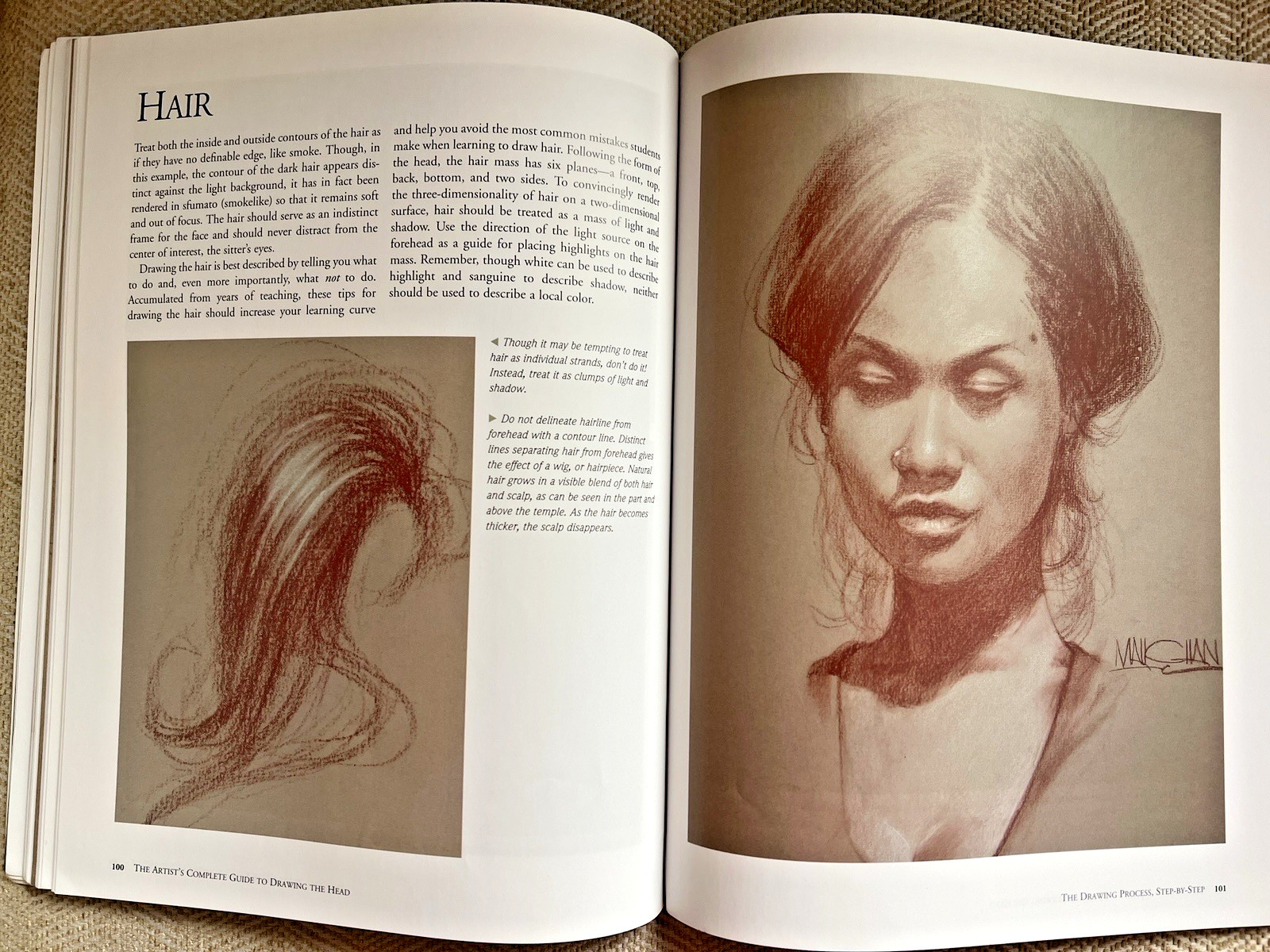 Artist’s Complete Guide to Drawing the Head William Maughan 2004 VG Art drawing