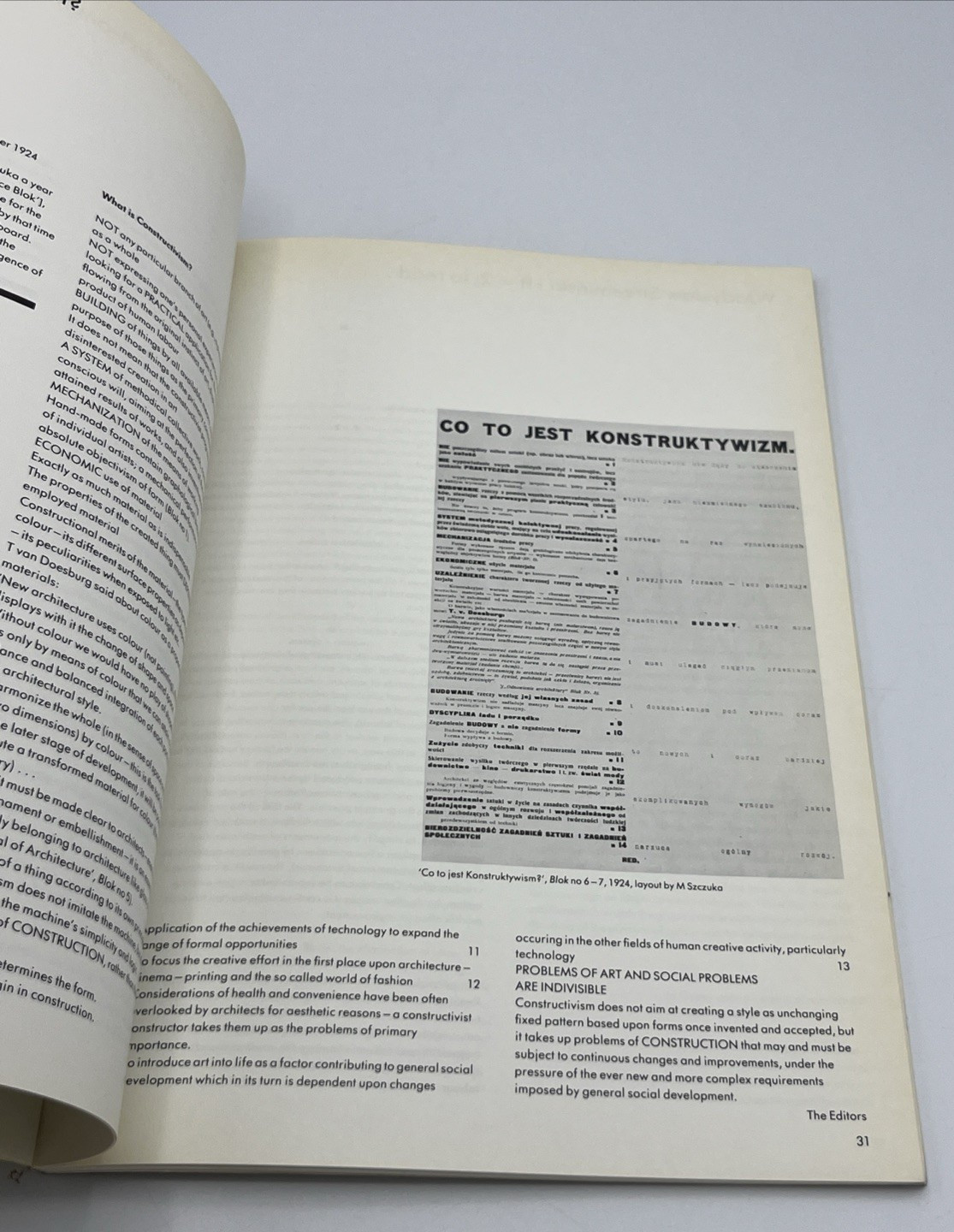Constructivism in Poland 1923 to 1936 Hilary Gresty Jeremy Lewison PB 1984