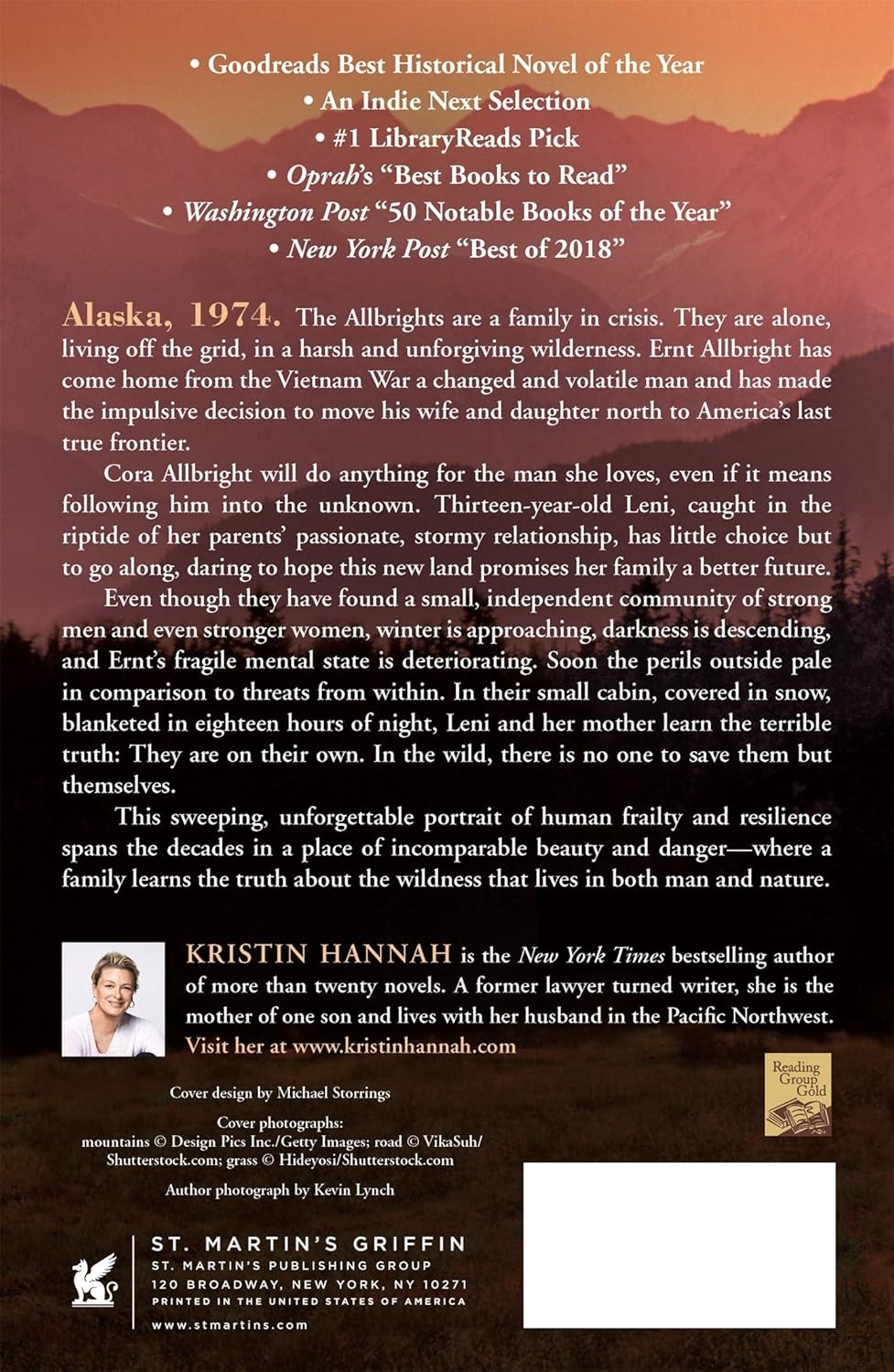 The Great Alone: A Novel by Kristin Hannah | Goodreads Award Winner