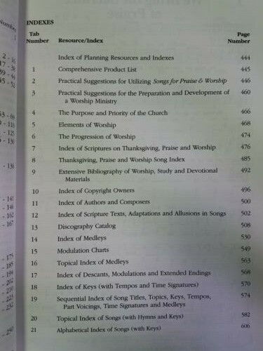 NEW Songs for Praise & Worship Planner Edition Full Hymnal + 164 pages resources