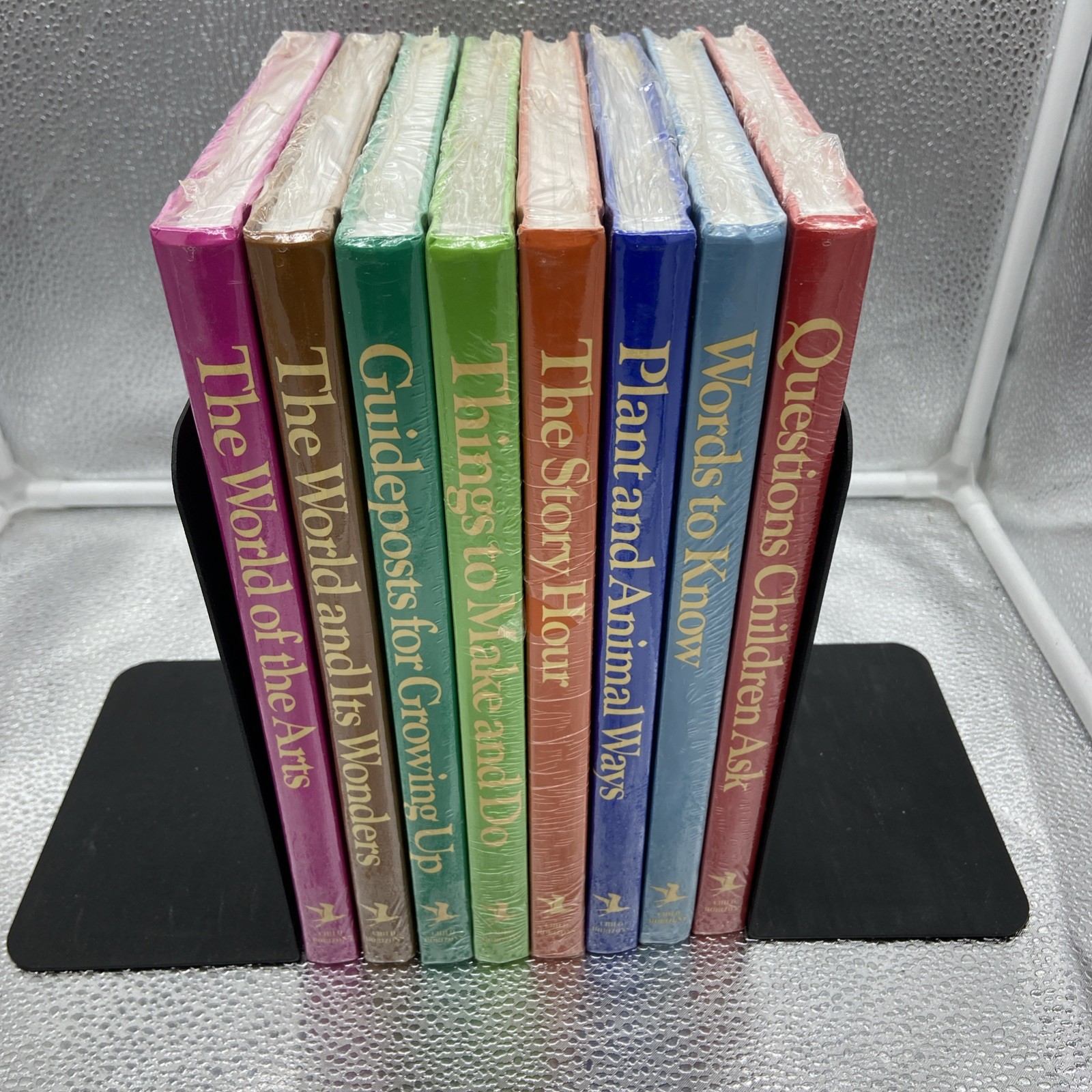 Child Horizons 8 Book Lot Vintage Hardcover Books Home Schooling -SEALED-