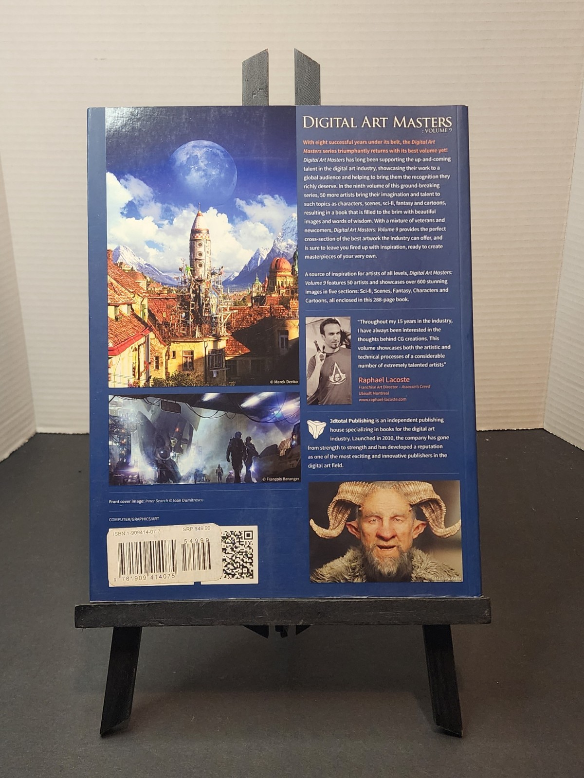 Digital Art Masters: Volume 9 ( 2014 3DTotal Publishing ) Softcover Book, *VGC*