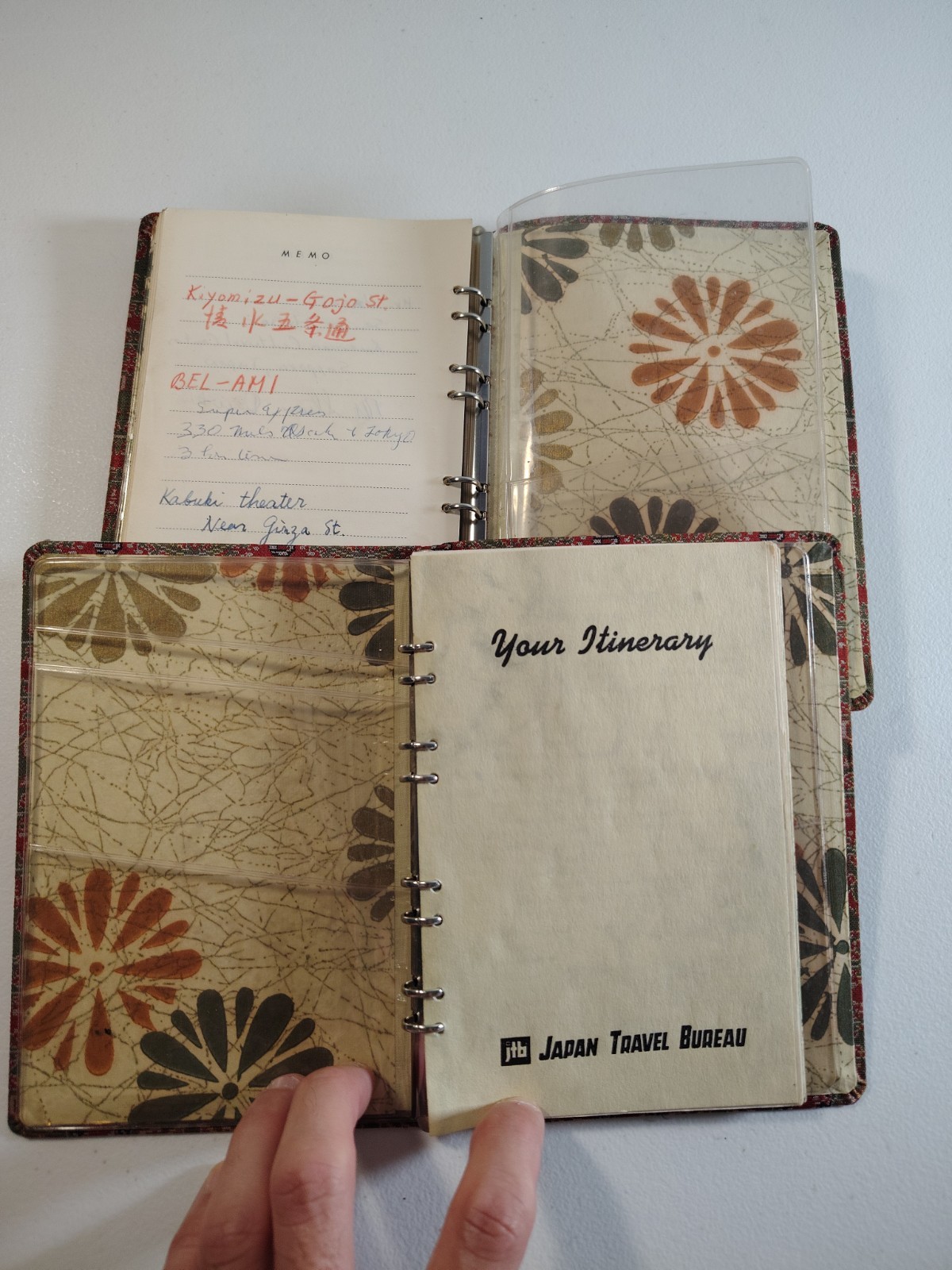 Vintage Japan Travel Bureau Itinerary Books Lot Of 2 With Map Inserts