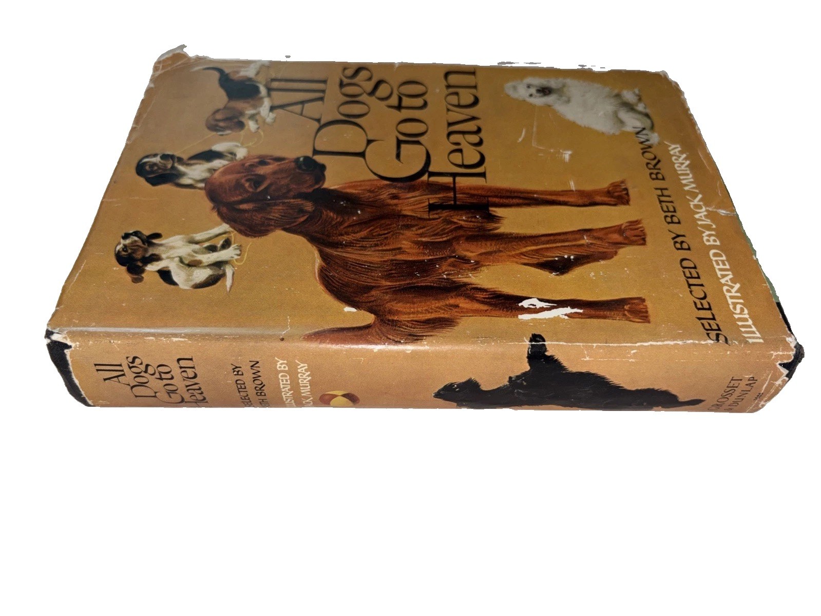 All Dogs Go To Heaven Anthology by Beth Brown 1961 Hardcover Book 1st Edition