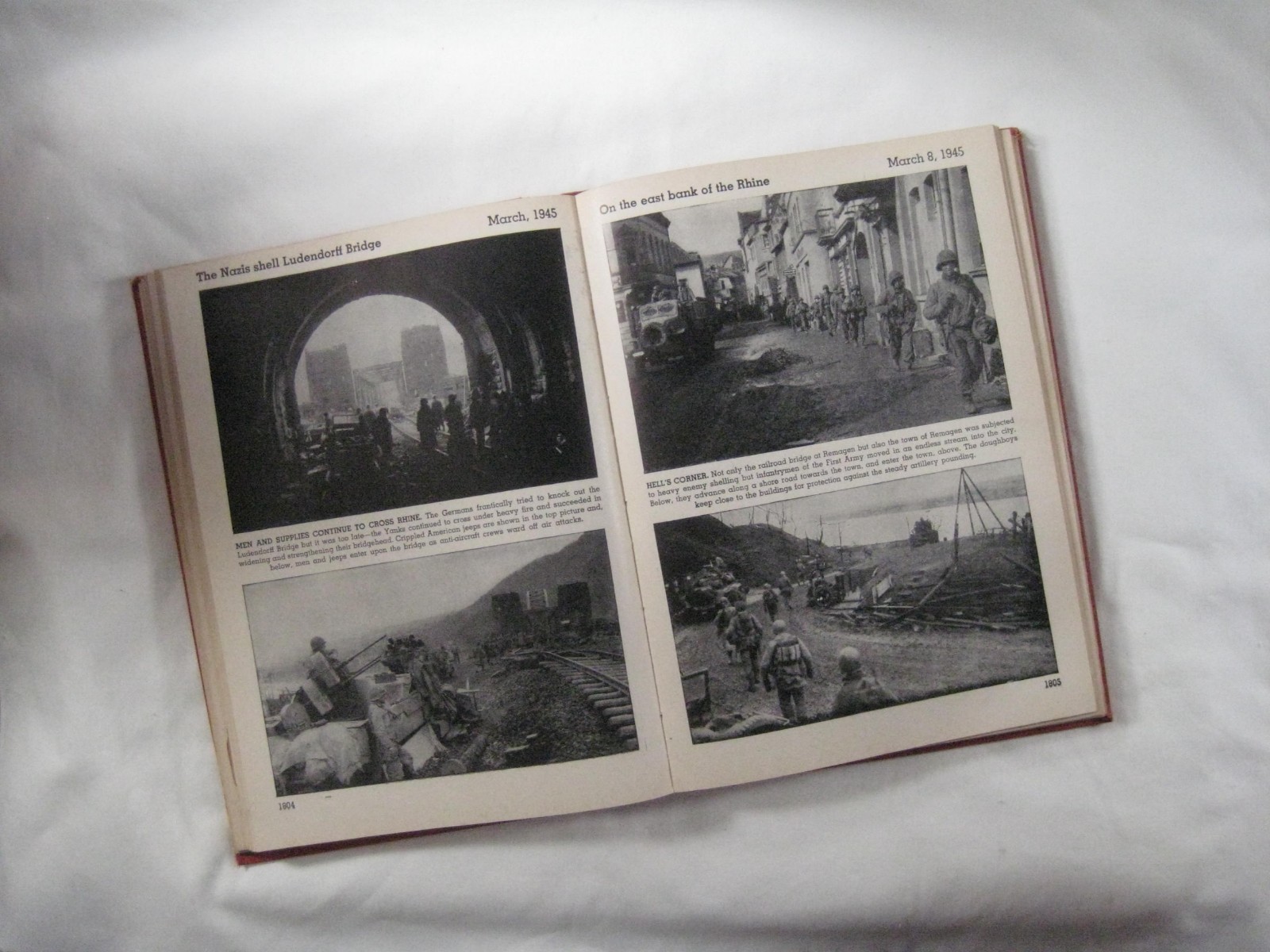 Lot books 10 volumes Pictorial History of the 2nd World War all 1940s editions