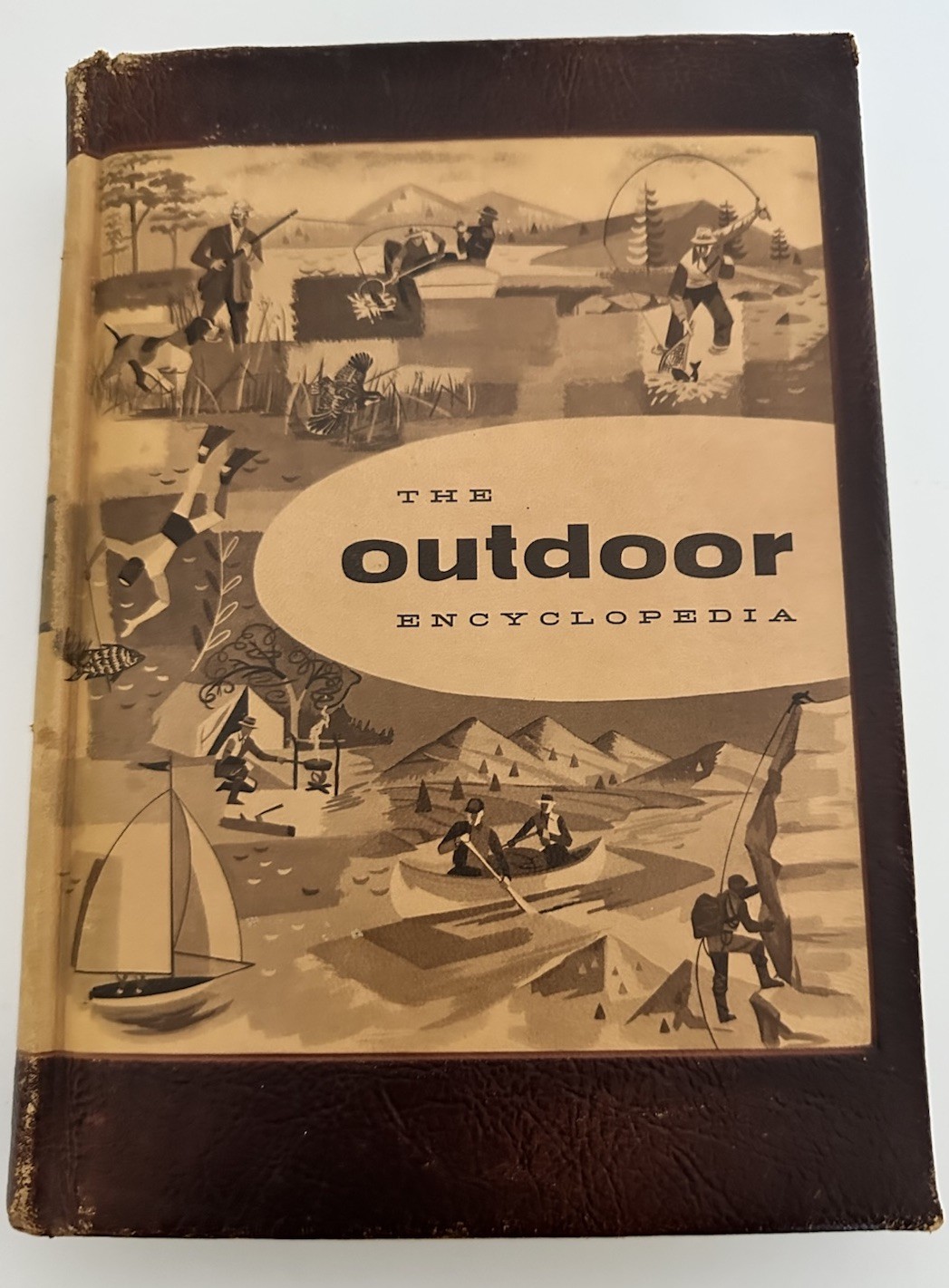 1957 Outdoor Encyclopedia By A S Barnes & Co. 430+ Pages Of Interesting Stuff