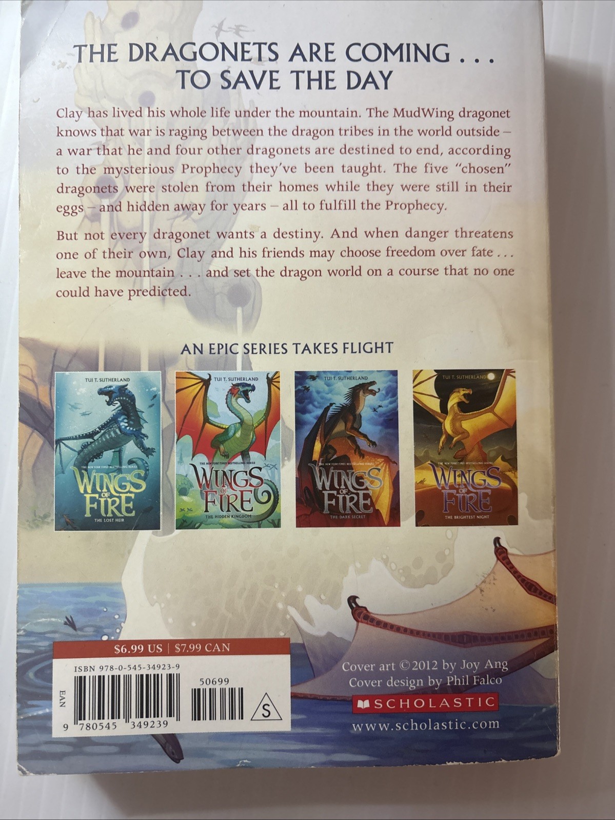 Tui T. Sutherland 6 Wings of Fire Books 1-6 In The Series