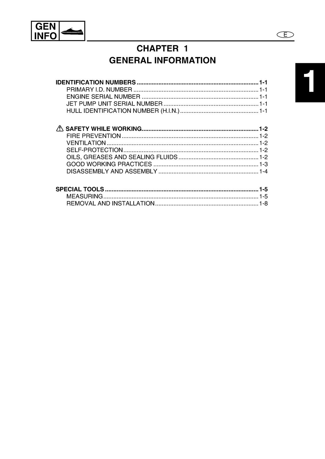 YAMAHA WaveRunner FX140 Service Manual – BOUND – COVERS – XL FOLDOUT PAGES
