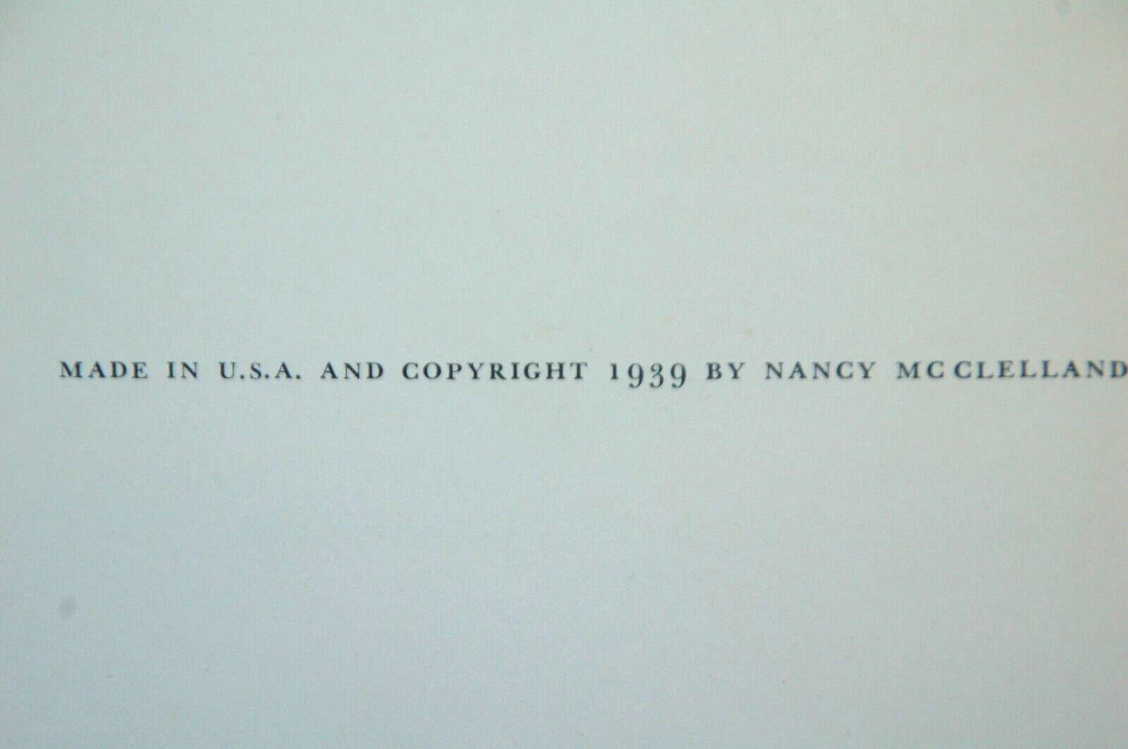 Duncan Phyfe and the English Regency 1795-1830 by Nancy V. McClelland, 1939 ed.