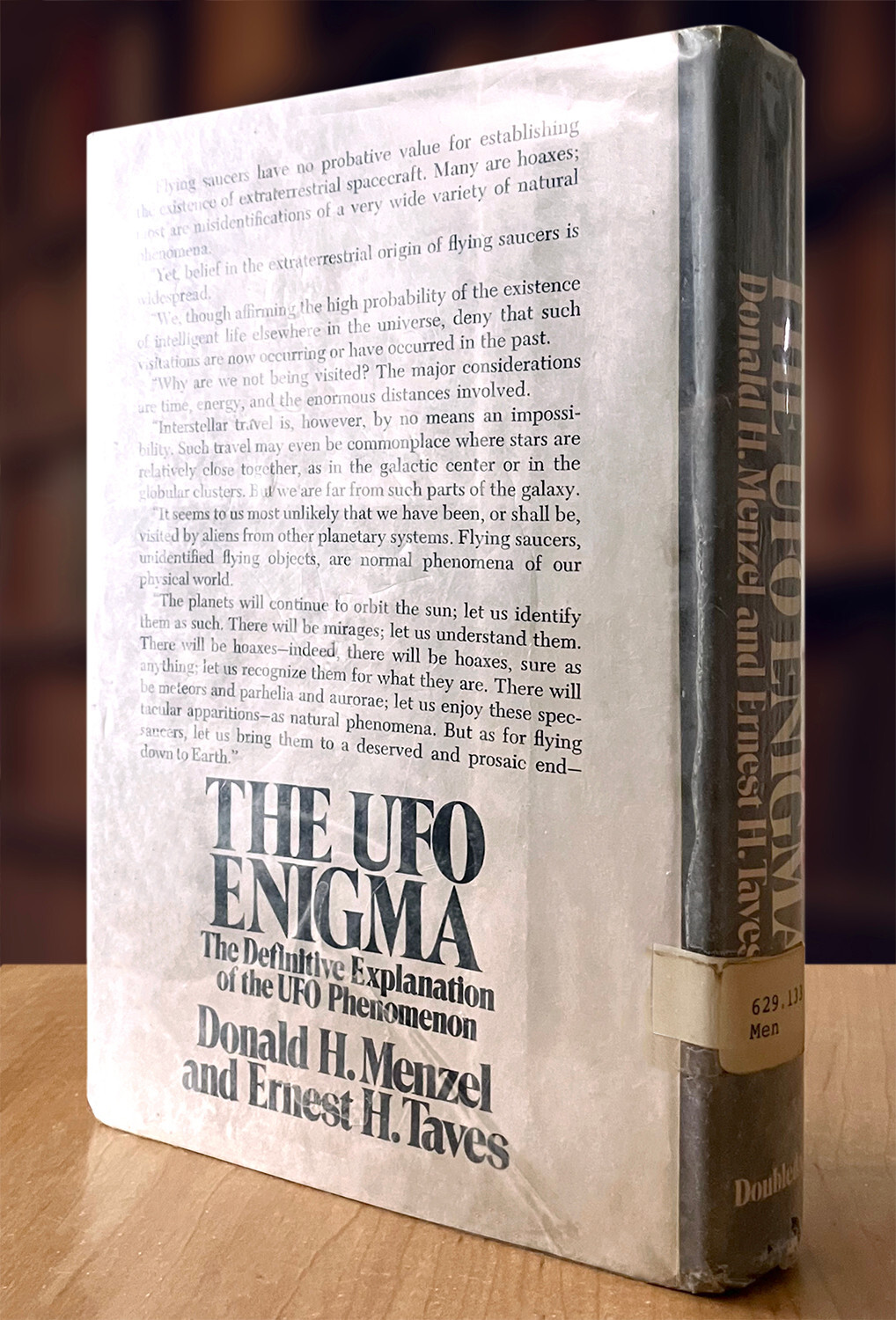 UFO Enigma: The Definitive Explanation of the UFO Phenomenon, Donald H. Menzel