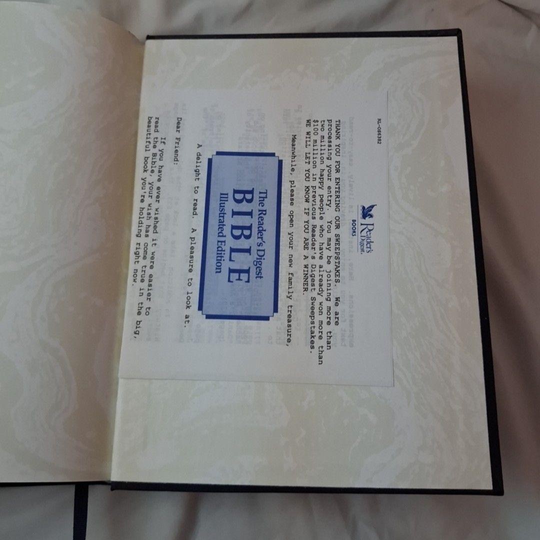 The Reader’s Digest Bible Illustrated Edition 1995 Hardcover Metzger Hammer