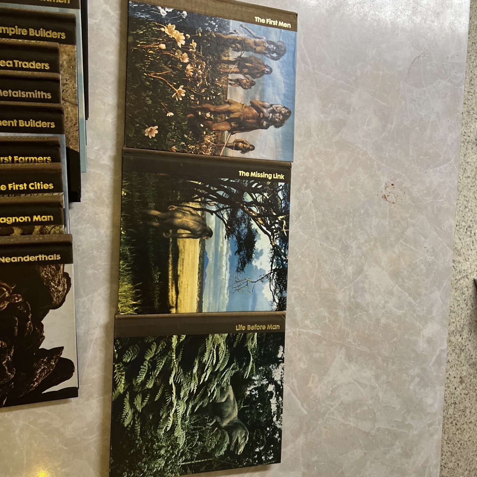 Time Life Books The Emergence Of Man 19 Volumes 1970s + Master Index + Poster