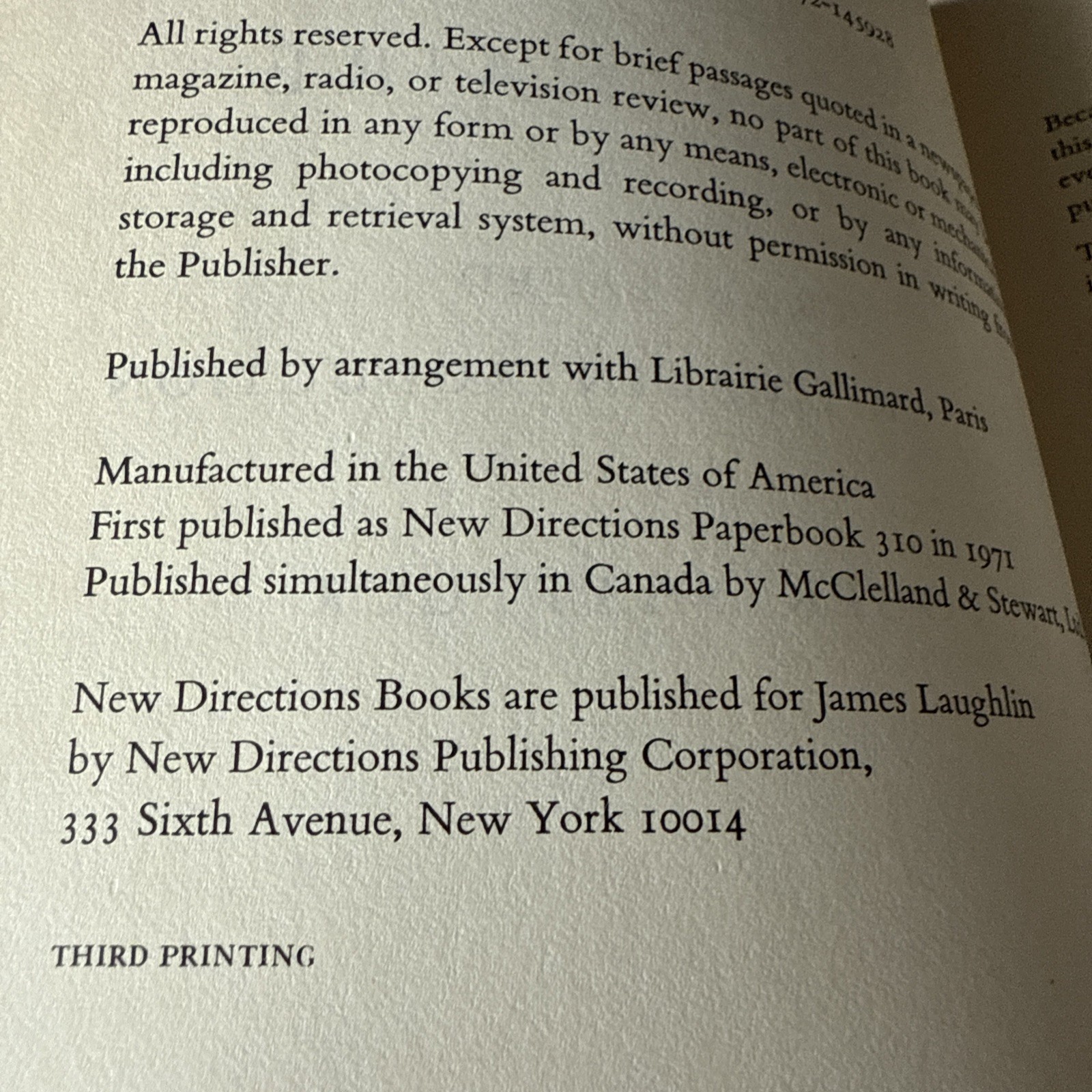GUILLAUME APOLLINAIRE Selected Writings PB 3rd Print Roger Shattuck